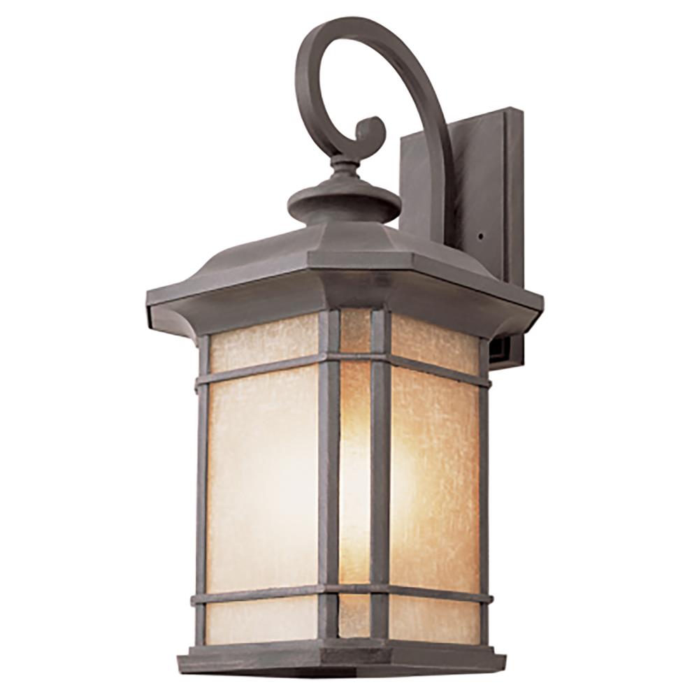 Lucid Lighting 5822 RT 3 -Light 20-in H Brown Hardwired Outdoor Wall Light