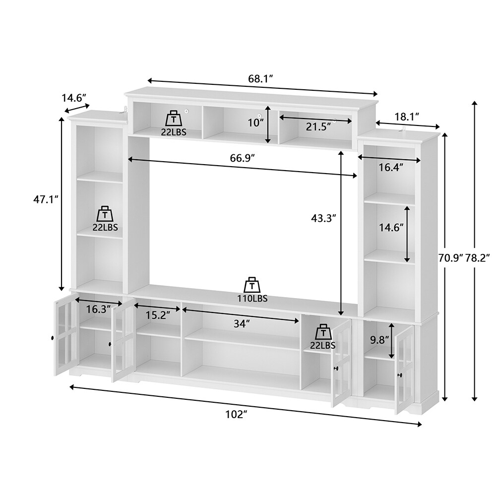 Homsee KF020341-01+02 Tv-Stands - View #15