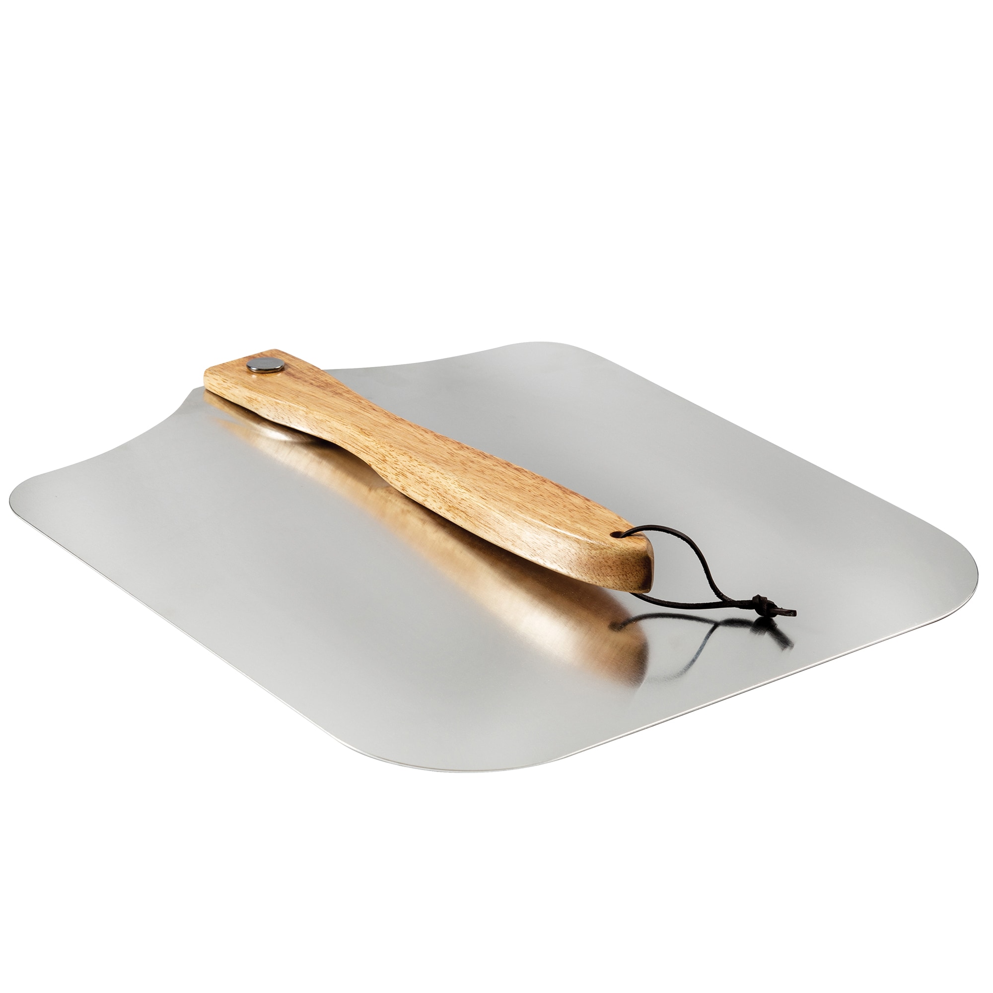 Old Stone Aluminum Pizza Peel with Foldable Wooden Handle
