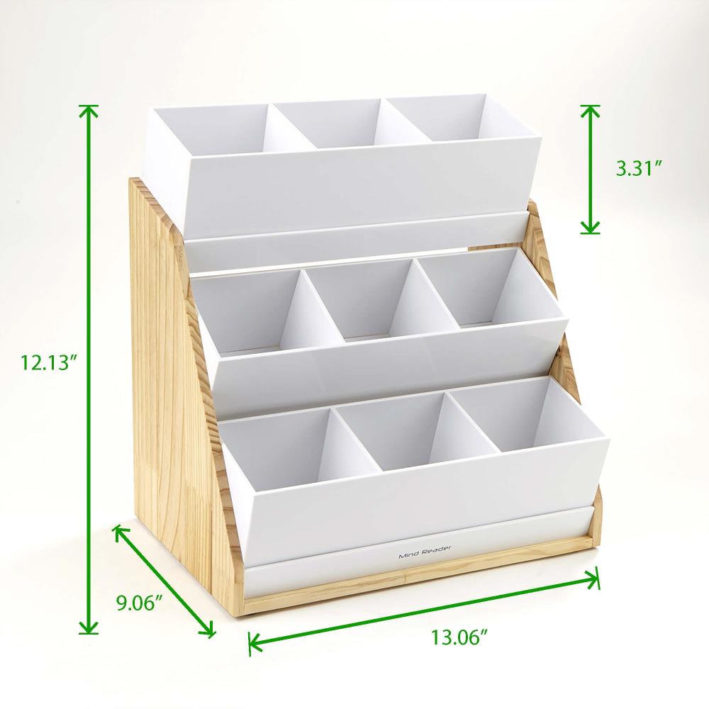 Mind Reader COMP9WD-WHT Coffee-Beverage-Organizers - View #7