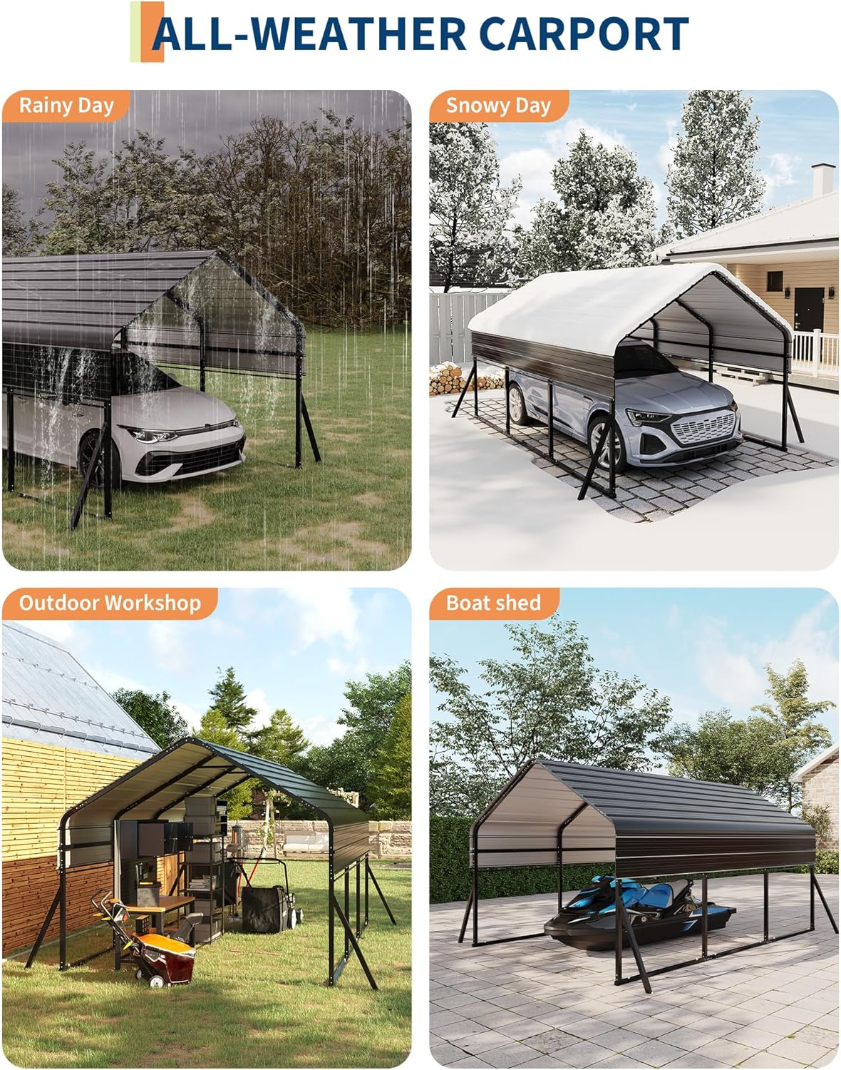 Garvee GGL-PPG-33RCN9AQ Carport-Covers - View #7
