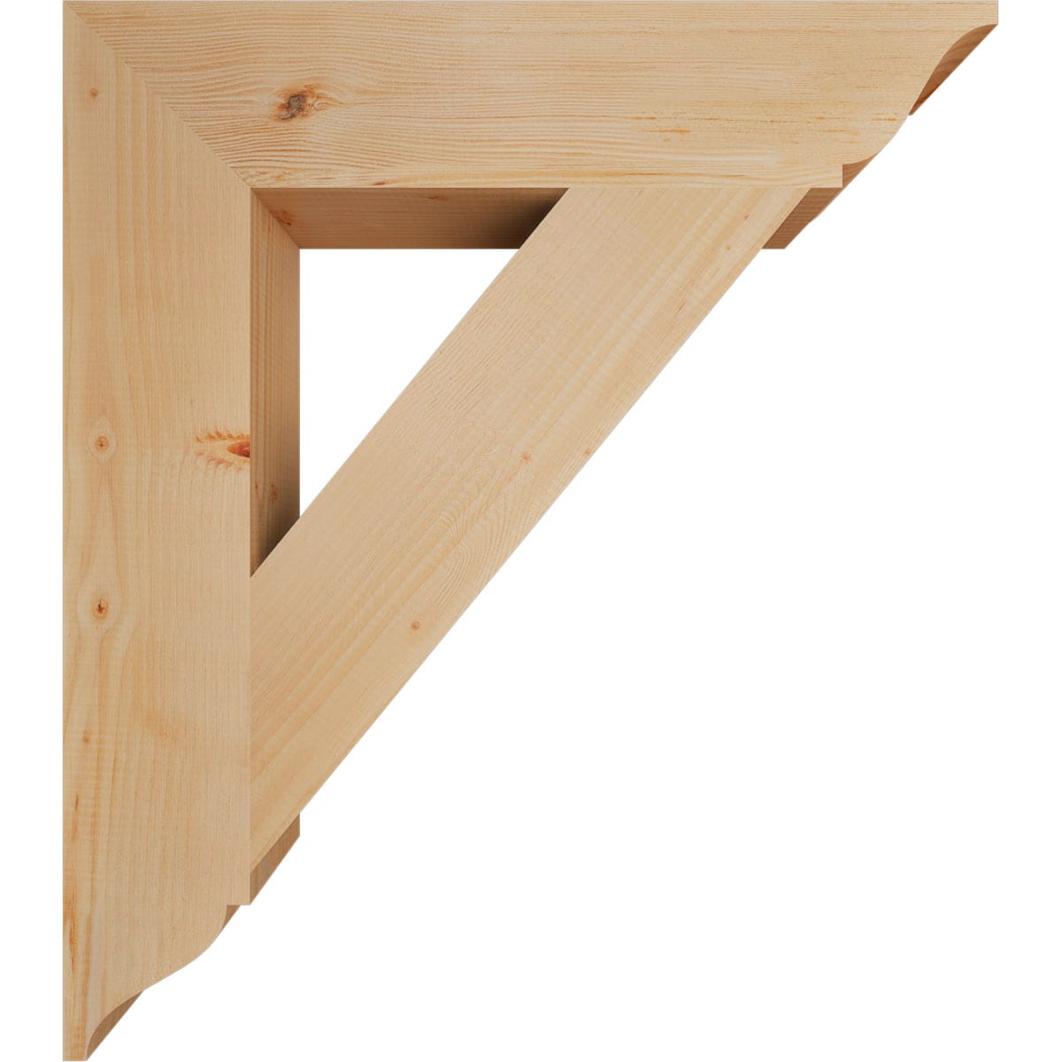 Ekena Millwork BKT06X30X34TRA01SDF Exterior-Brackets-Braces - View #3