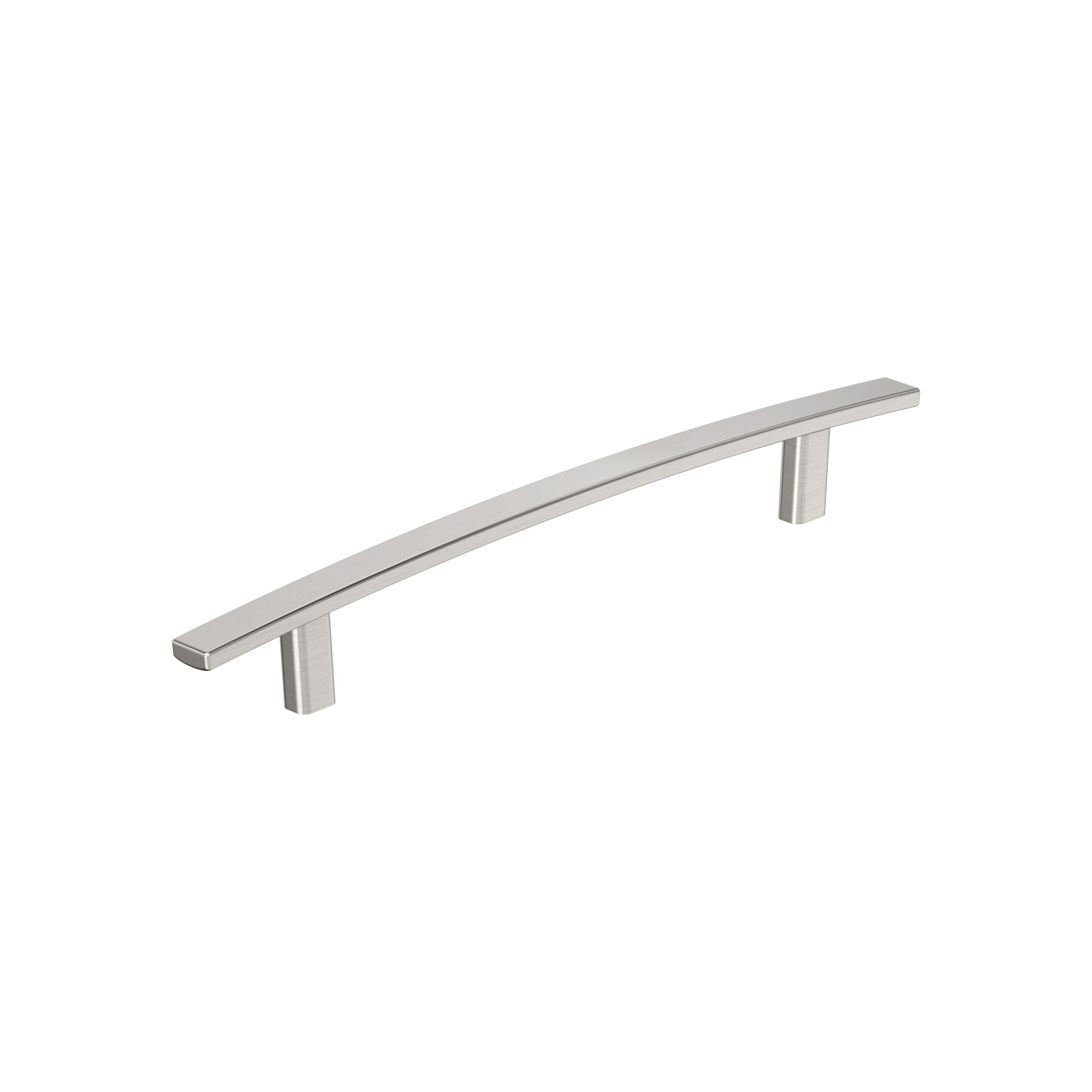 Amerock BP26208G10 Cyprus 7-9/16-in , 192mm Center to Center Satin Nickel Arch Handle