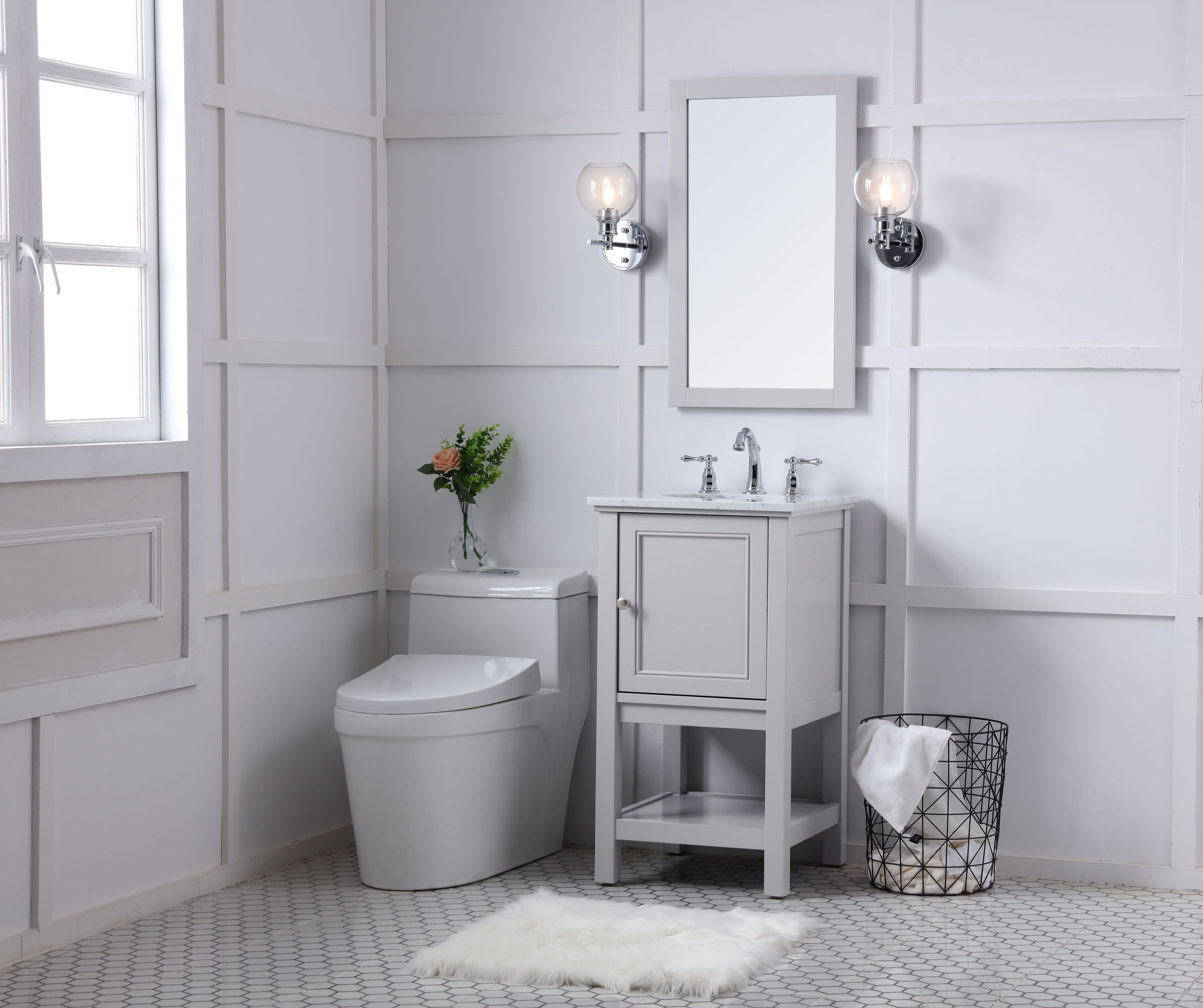 Elegant Decor HF81057GR Bath-Vanity-Combo - View #8