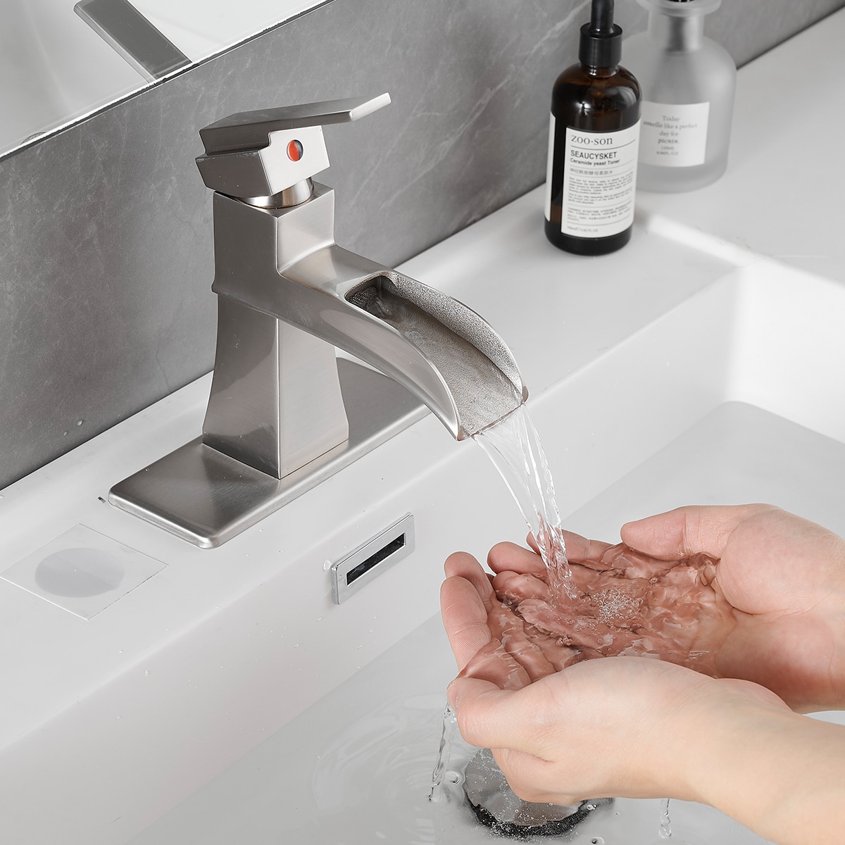 WELLFOR GQJ-1361-BN Lavatory-Faucets - View #2