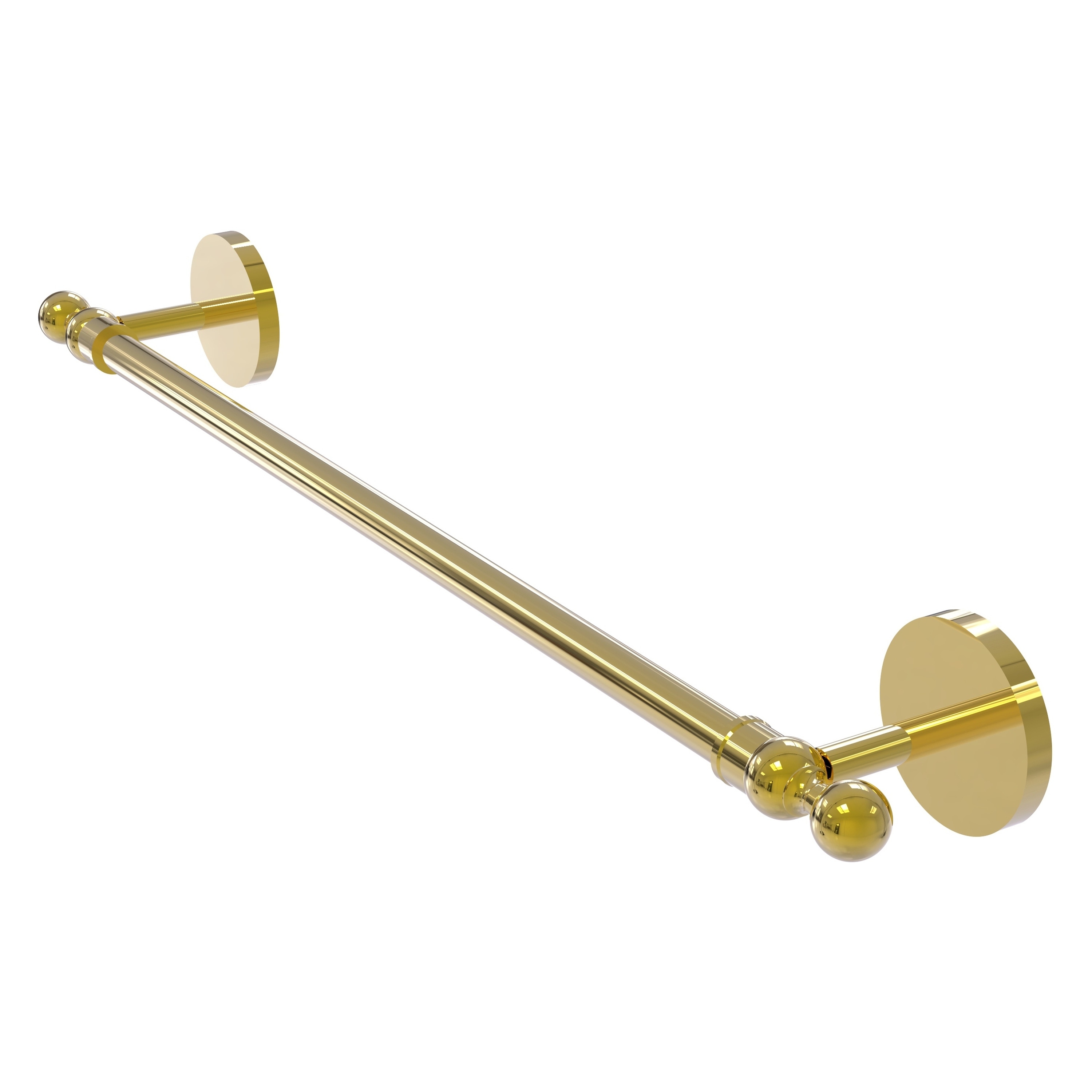 Allied Brass 1041/36-PB Skyline 36-in Polished Brass Wall mount Single Towel Bar