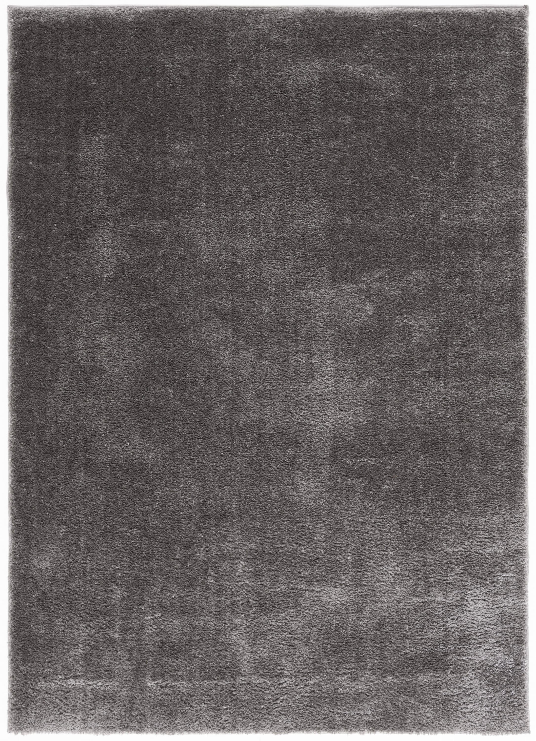 Safavieh PNL540F-4 4 x 6 (ft) Loomed Polyester Gray Rectangular Indoor Solid Mid-Century Modern Area rug