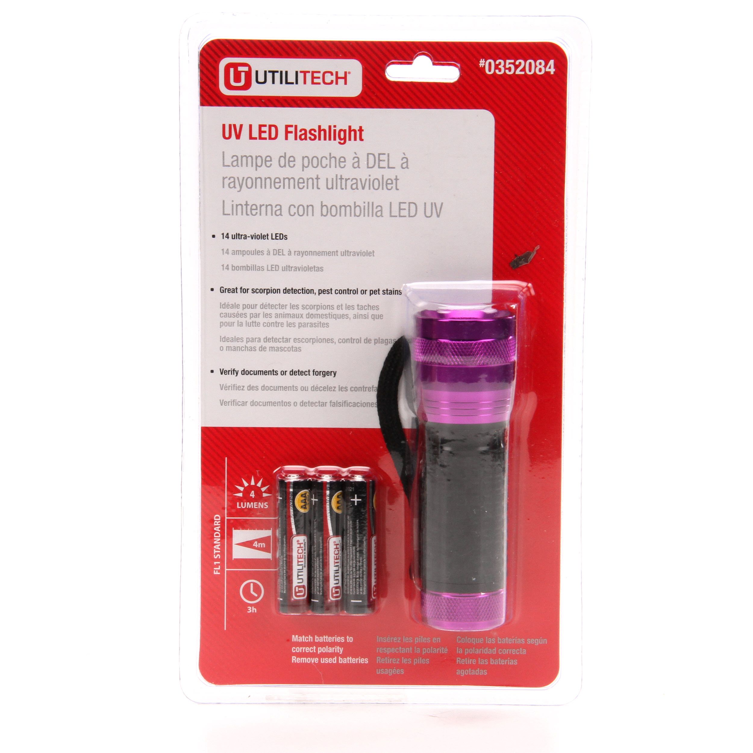 lowes black light flashlight