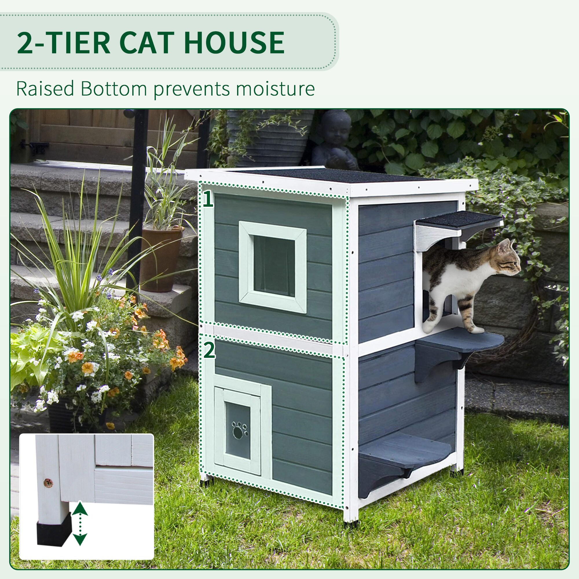 PawHut D30-223 Dog-Houses - View #9