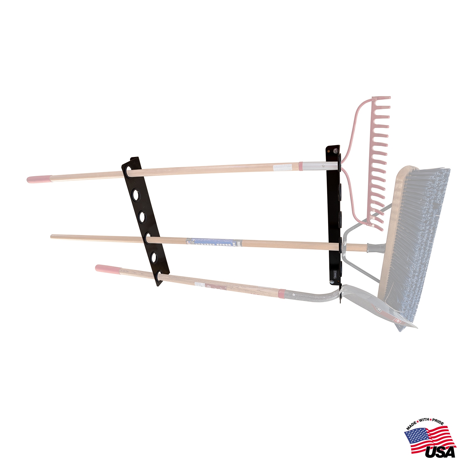 Buyers Products LT37 Horizontal Hand Tool Rack for Enclosed Landscape Trailers