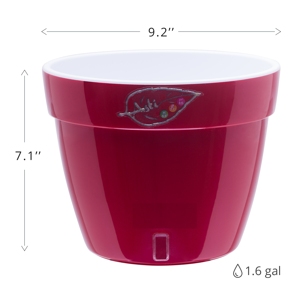 Decopots AST923PCKRED Planter-Window-Box - View #3