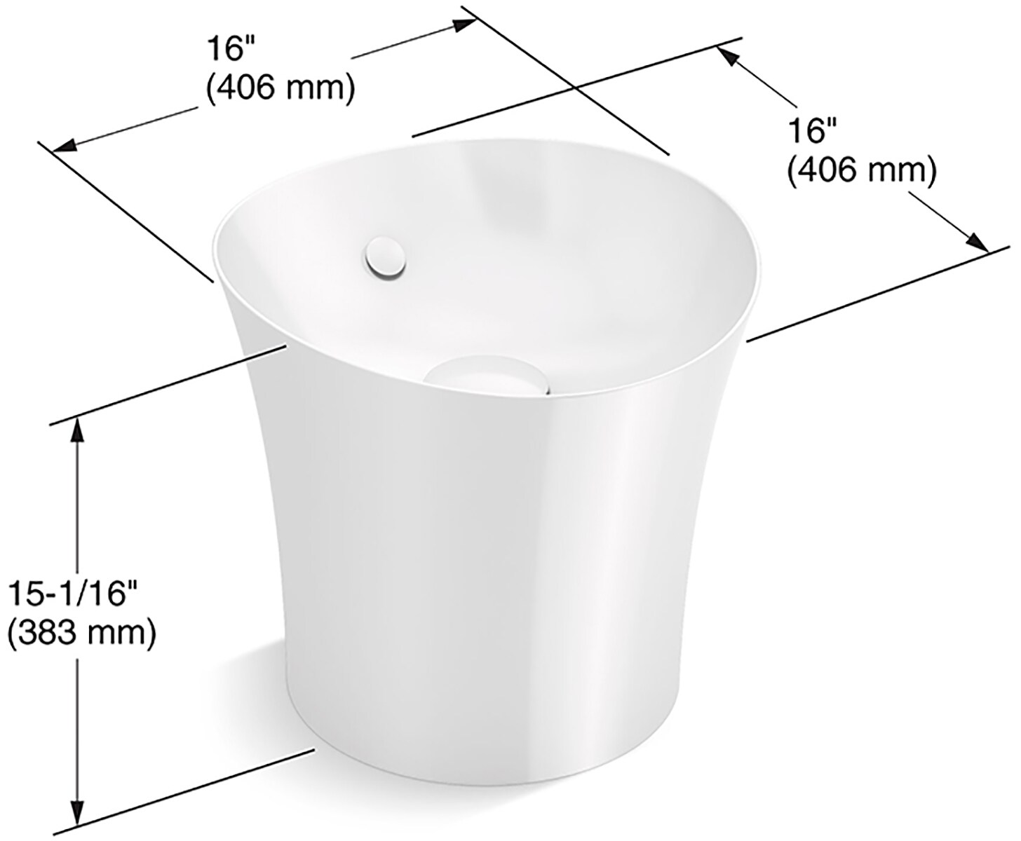 KOHLER K-20703-7 Complete-Pedestal-Lavatories - View #2