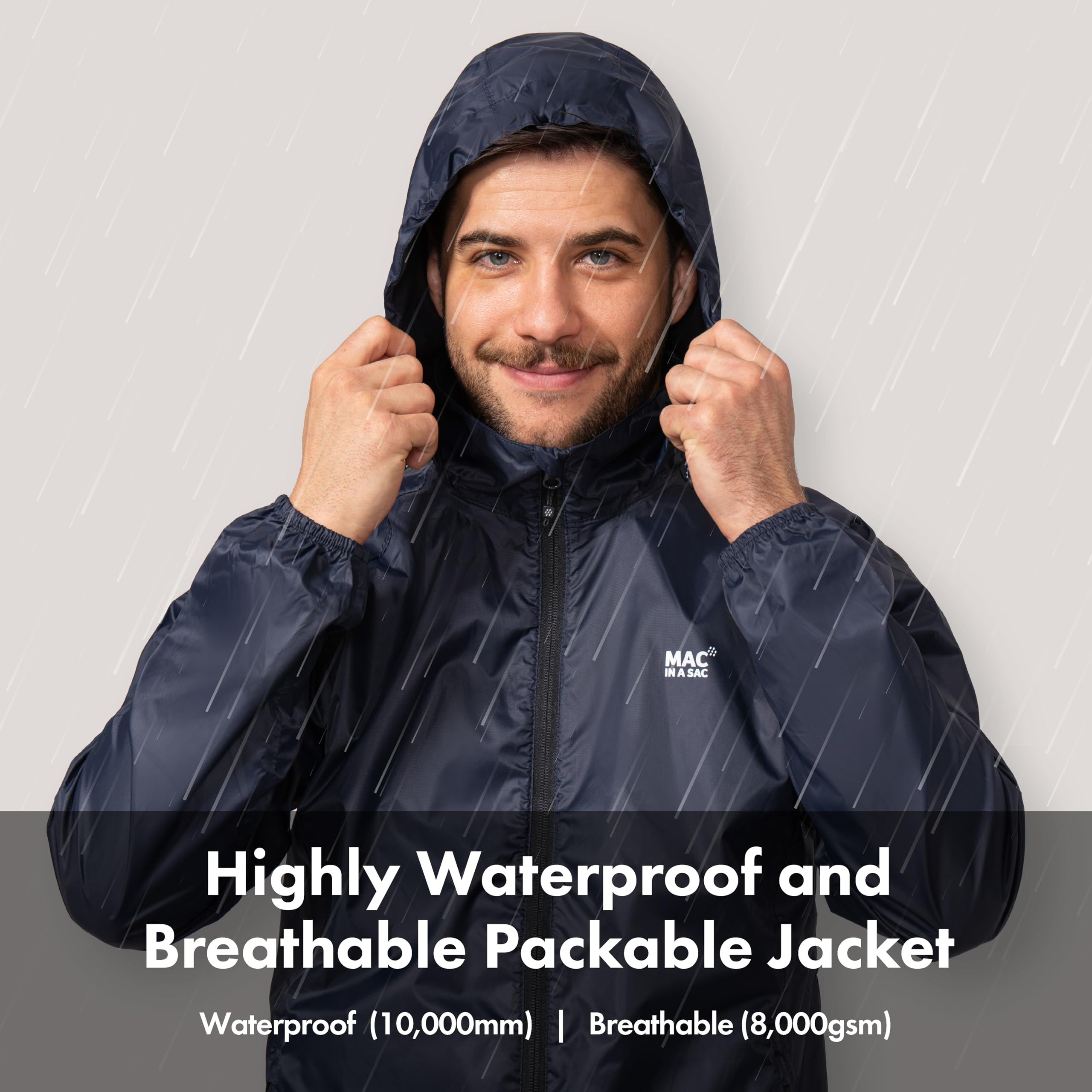 Mac In a Sac MIAS-ORIGIN2-NAVY-XL Jackets-Coats - View #2