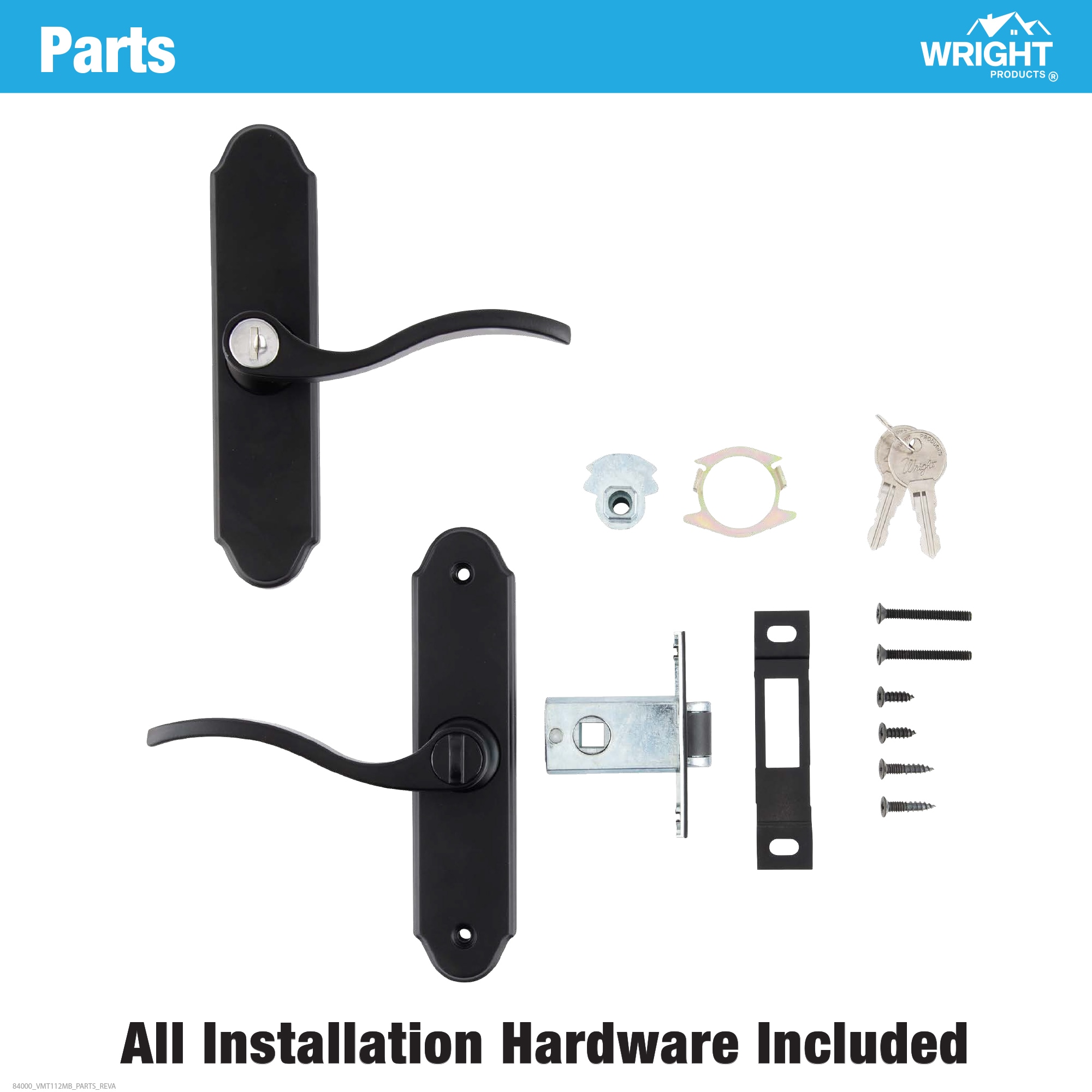 WRIGHT PRODUCTS VMT112MB Screen-Storm-Door-Handles - View #2