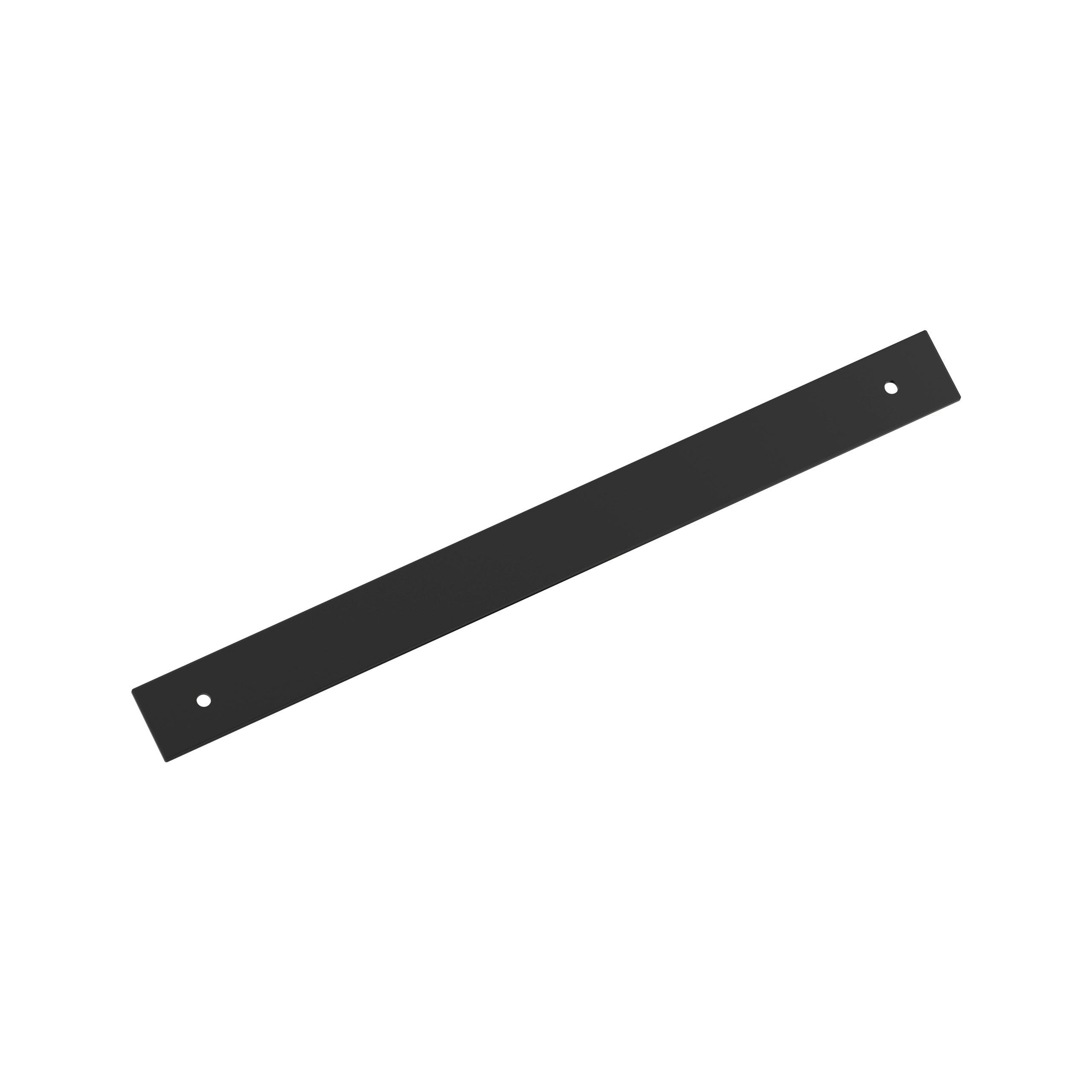 Amerock BP37769MB Matte Black Steel Backplate