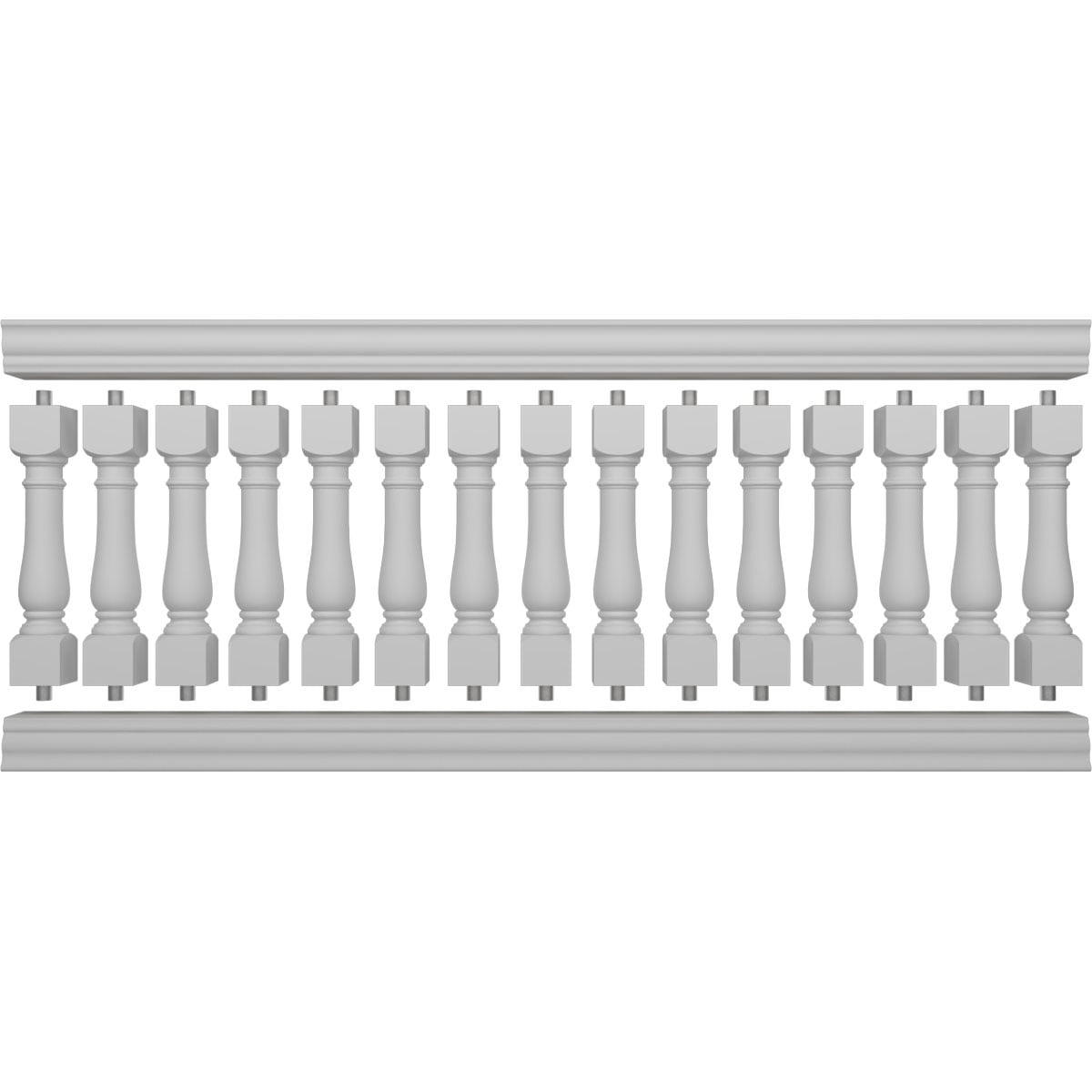 Ekena Millwork BALK42X108OXN railings - View #5