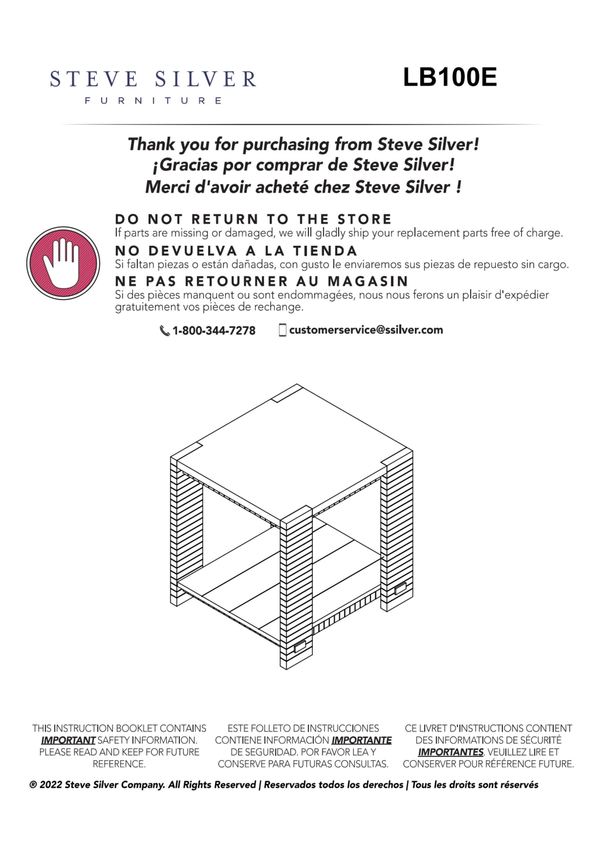 Steve Silver LB100E End-Tables - View #2