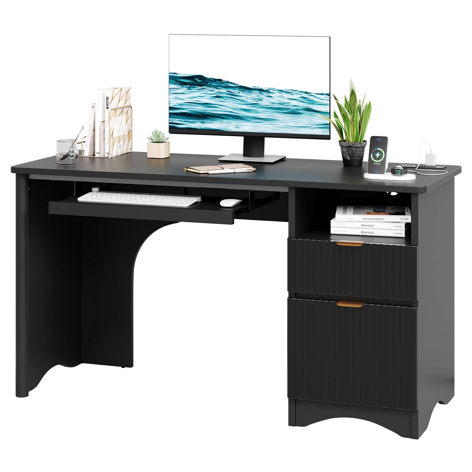 Bestier LOW-H106413SUS-BLK desks - View #4