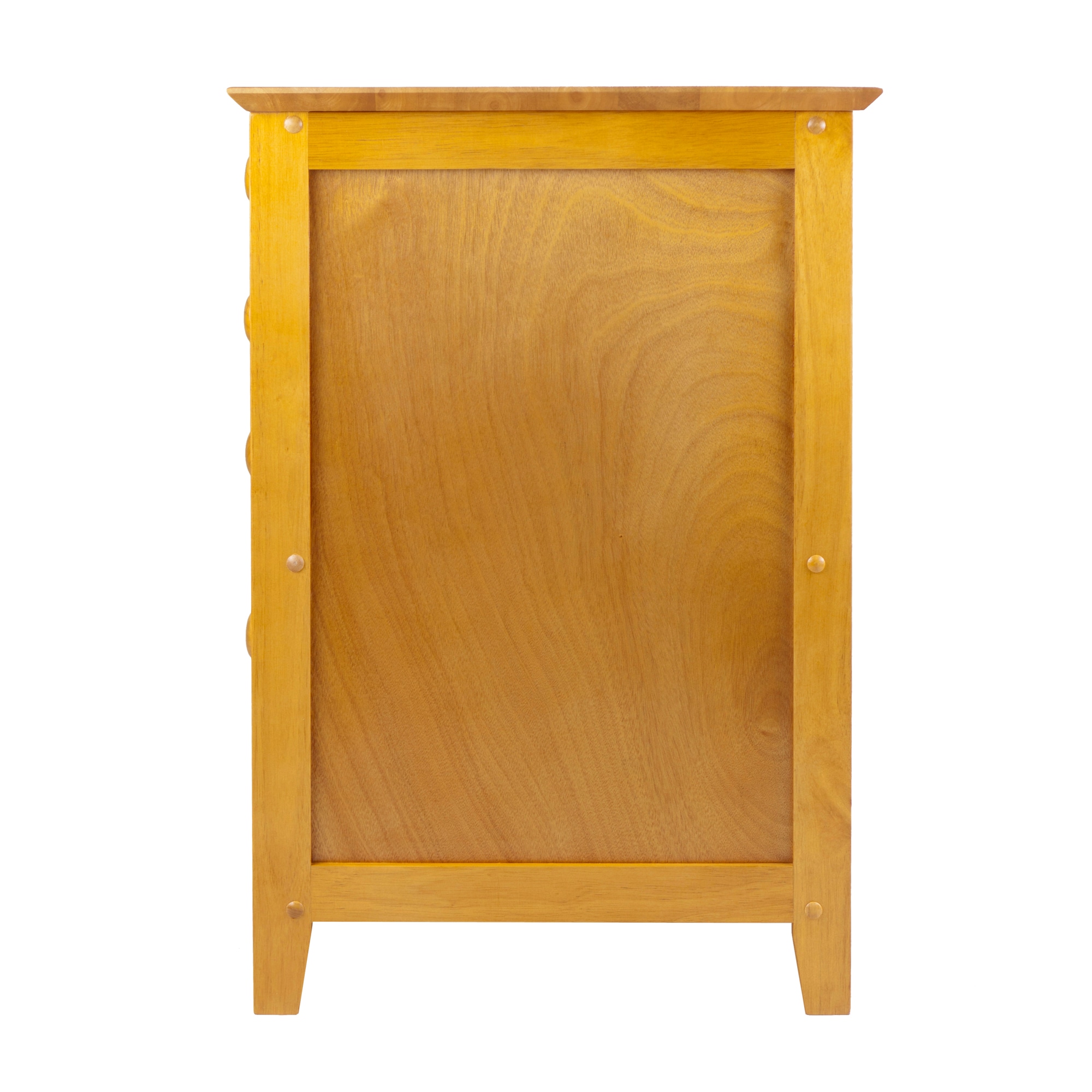 Transitional Honey Brown 3-Drawer Legal Size File Cabinet