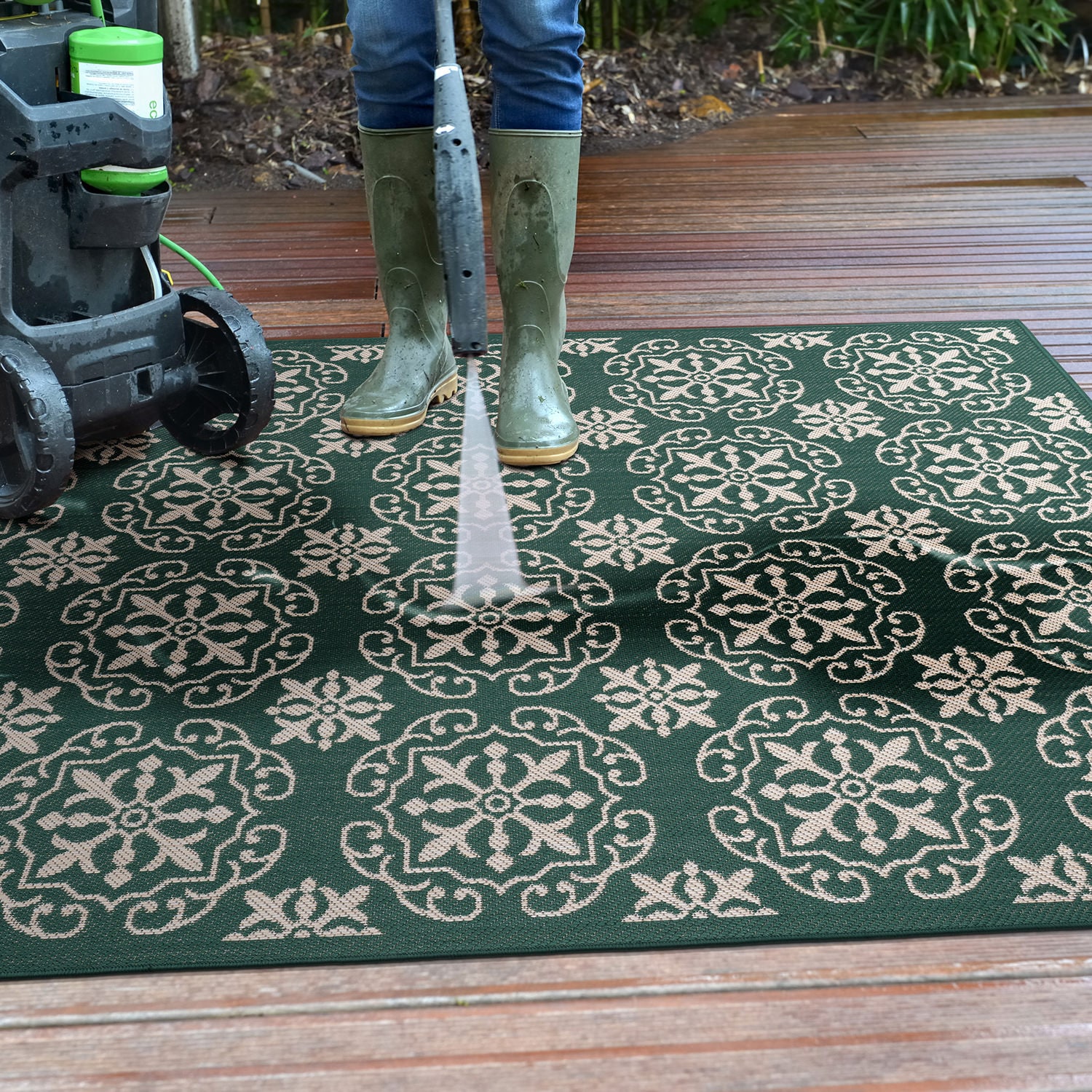 World Rug Gallery 119GREEN8X10 rugs - View #11