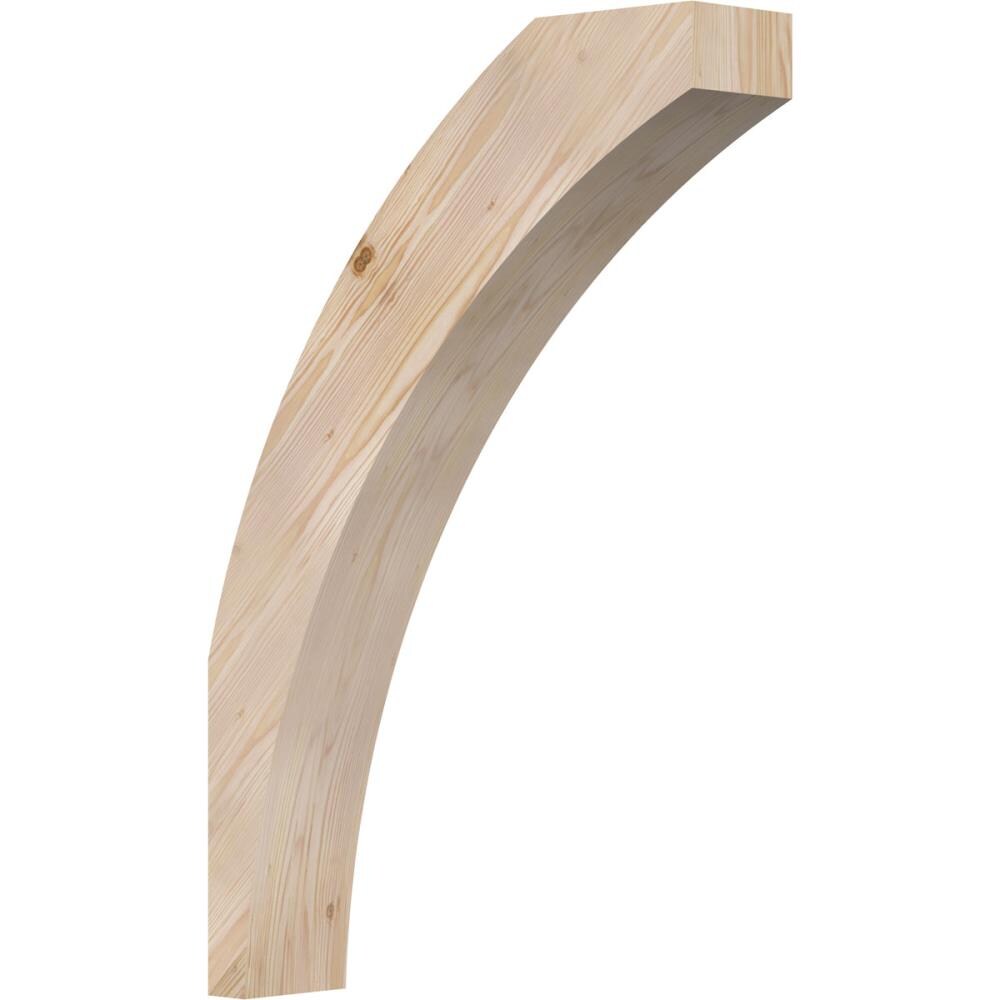 Ekena Millwork BRC06X24X36THR00SDF 5-1/2-in x 24-in x 36-in Douglas Fir Unfinished Wood Thorton Smooth Knee Brace
