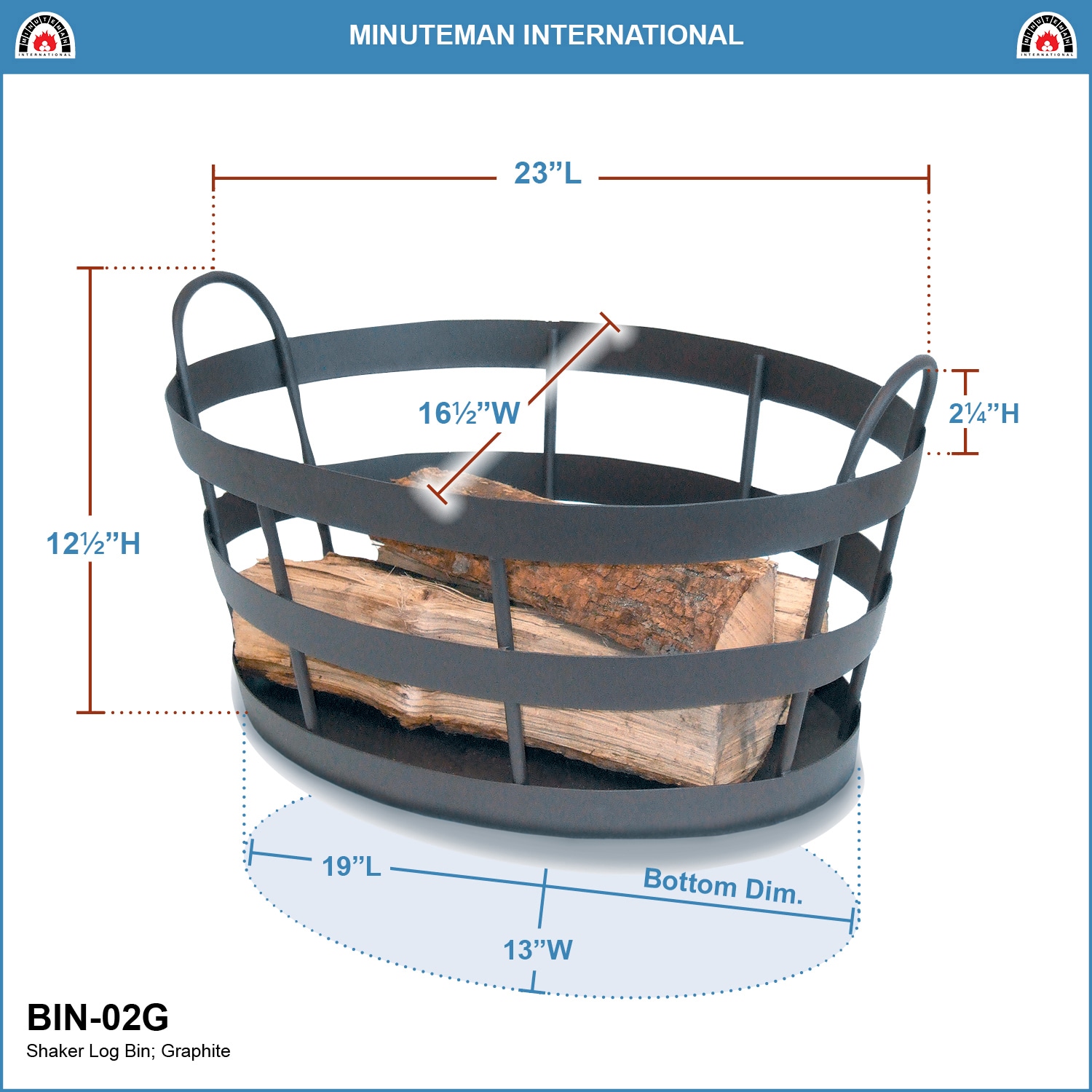 Minuteman International BIN-02 Fireplace-Tools - View #11