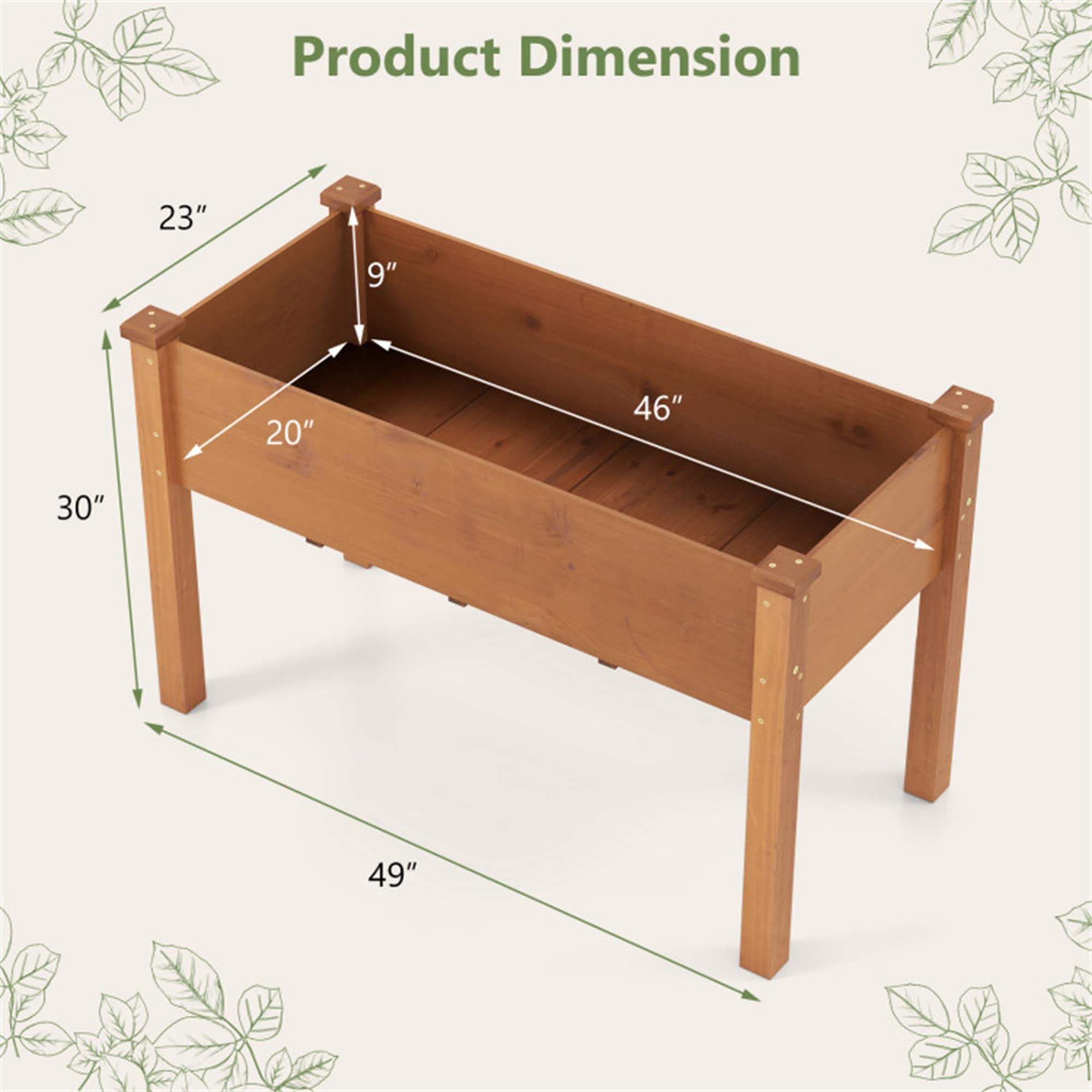 BABOOM BOM-T4280BN-CO Raised-Planter-Boxes - View #5