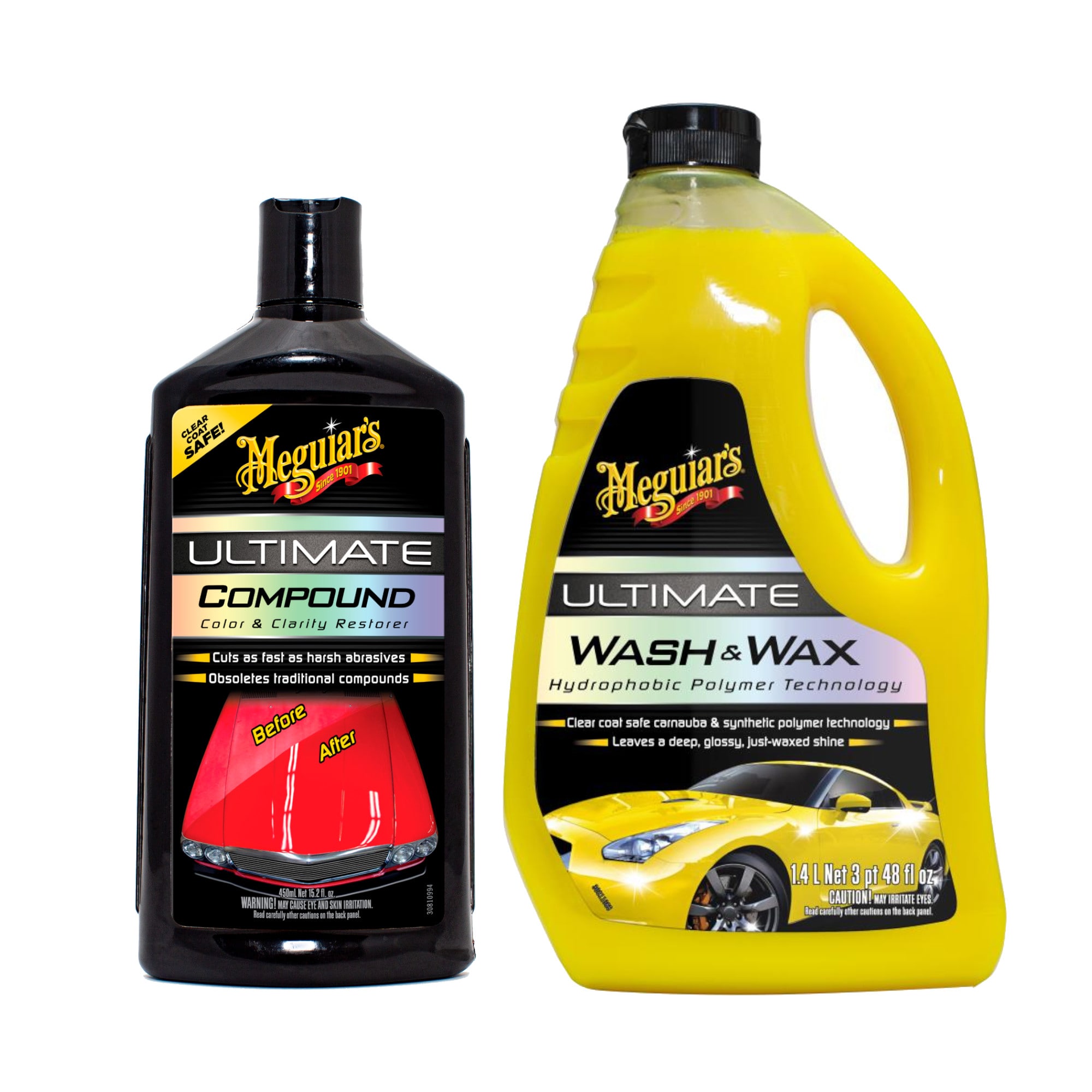 Meguiar's Ultimate Wash and Wax, G17748 48-fl oz Car Exterior Wash in the  Car Exterior Cleaners department at