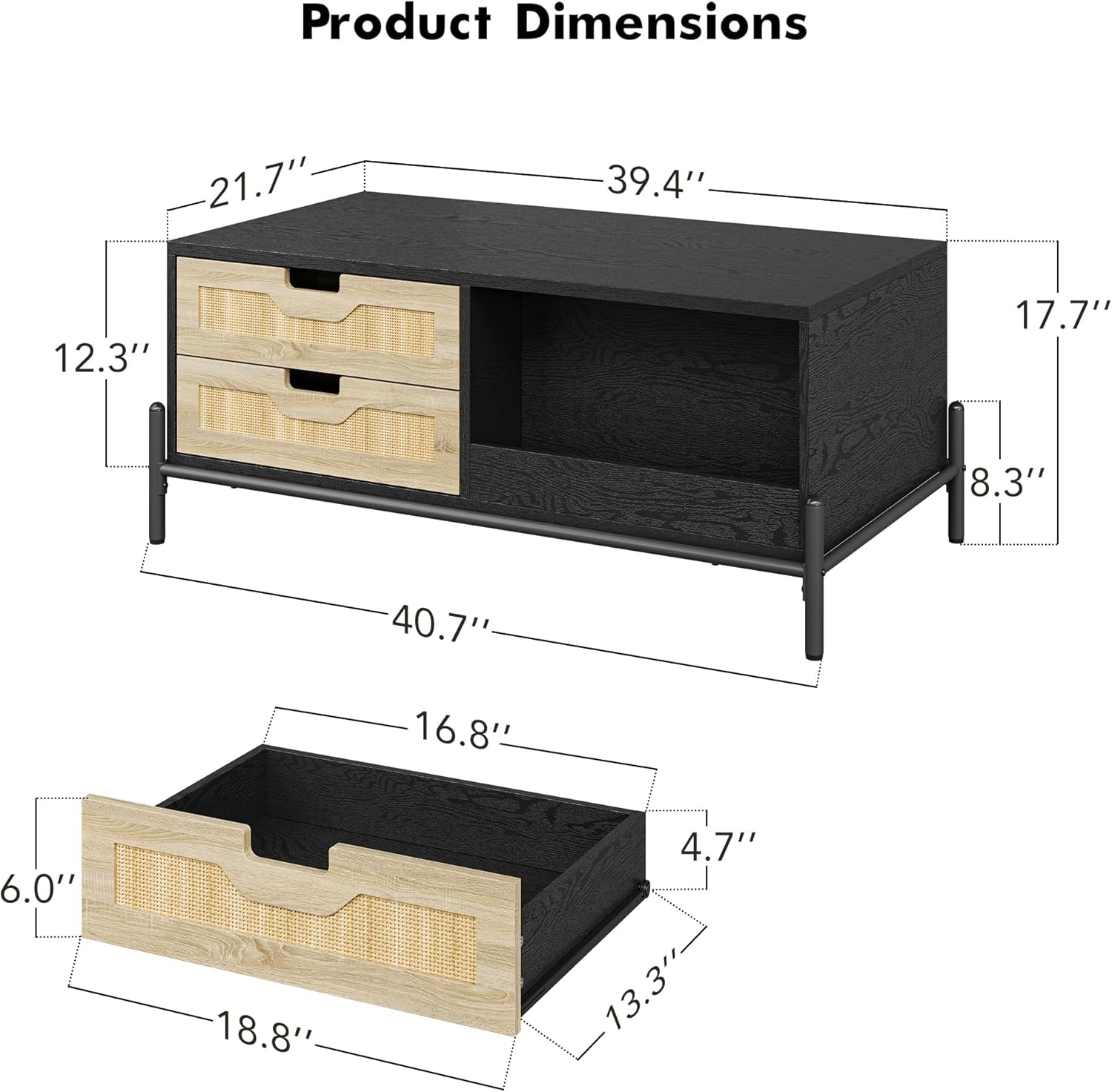Qeetex DHZ-PHO-13N8PQ2W Coffee-Tables - View #2
