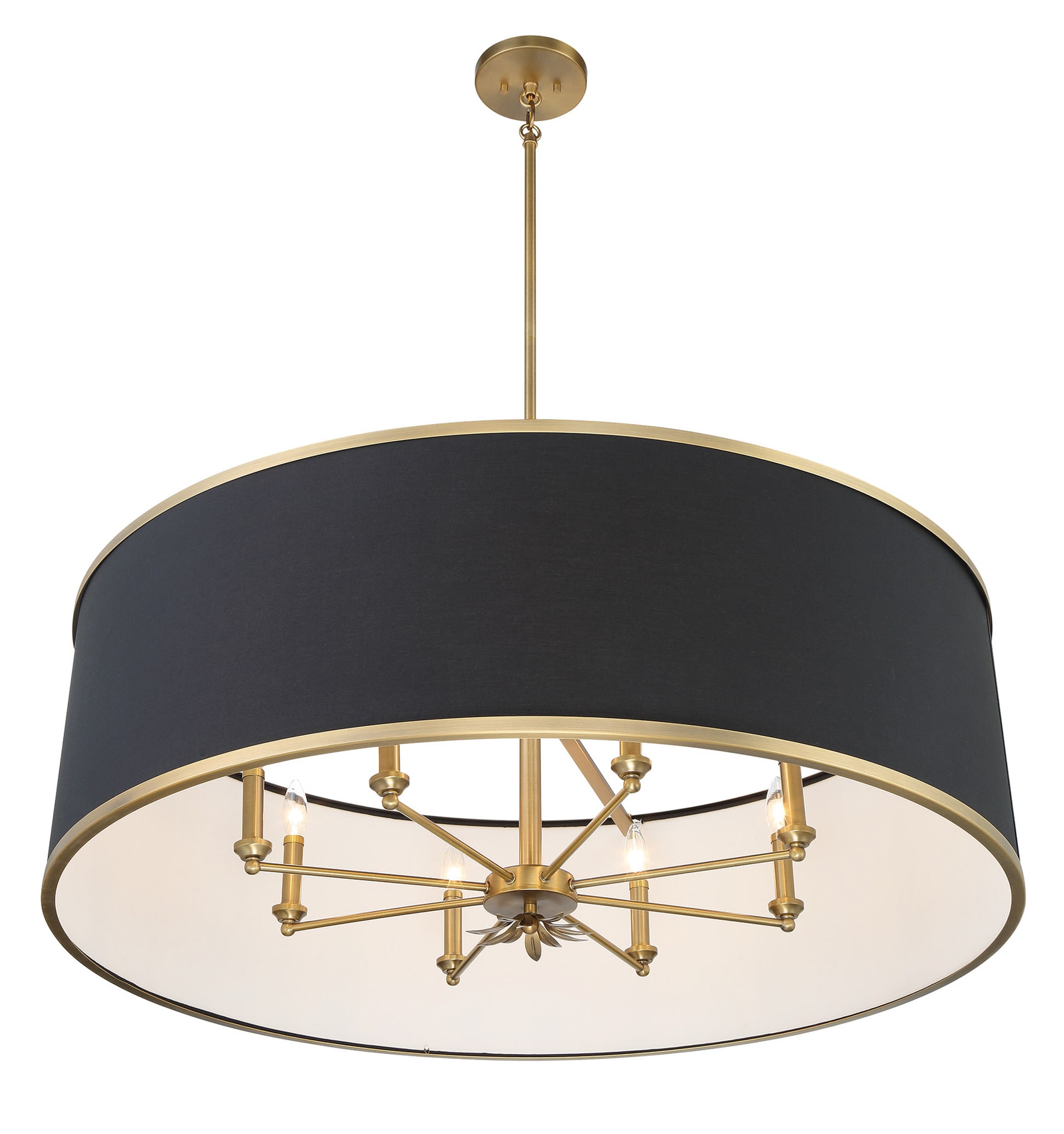 Minka Lavery Caprio 8-Light Natural Brushed Brass Modern/Contemporary ...