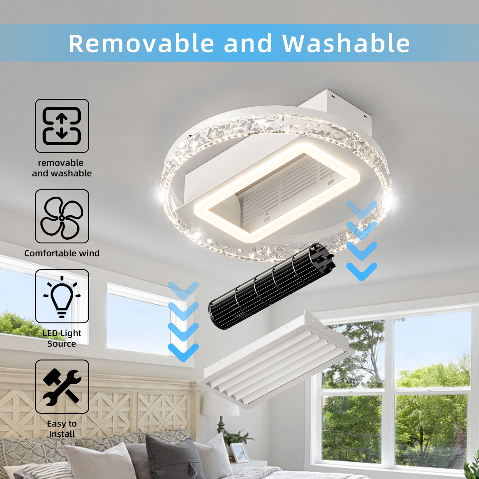 Bybafun YB5700111 Ceiling-Fans - View #8