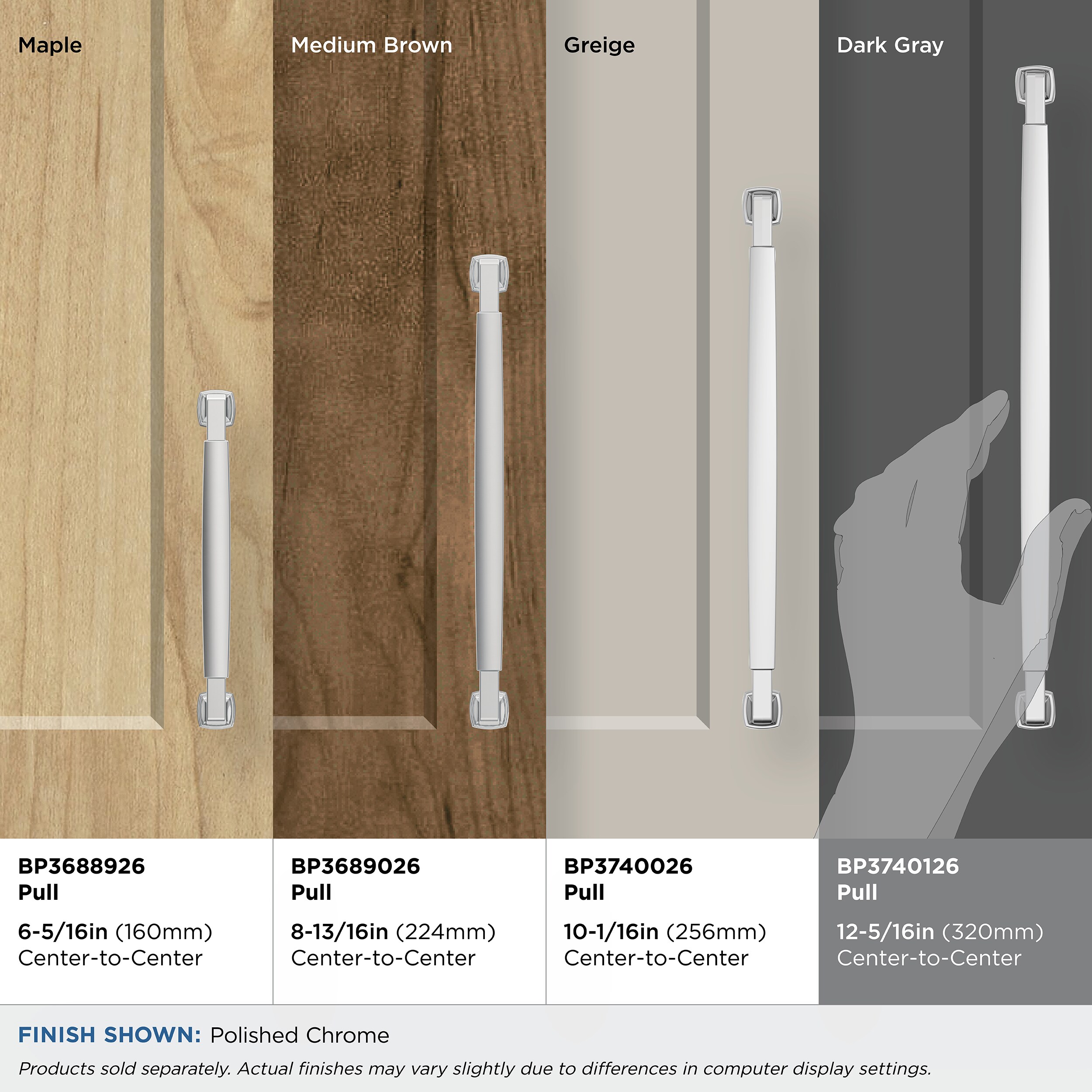 Amerock BP3740126 Cabinet-Pulls - View #3