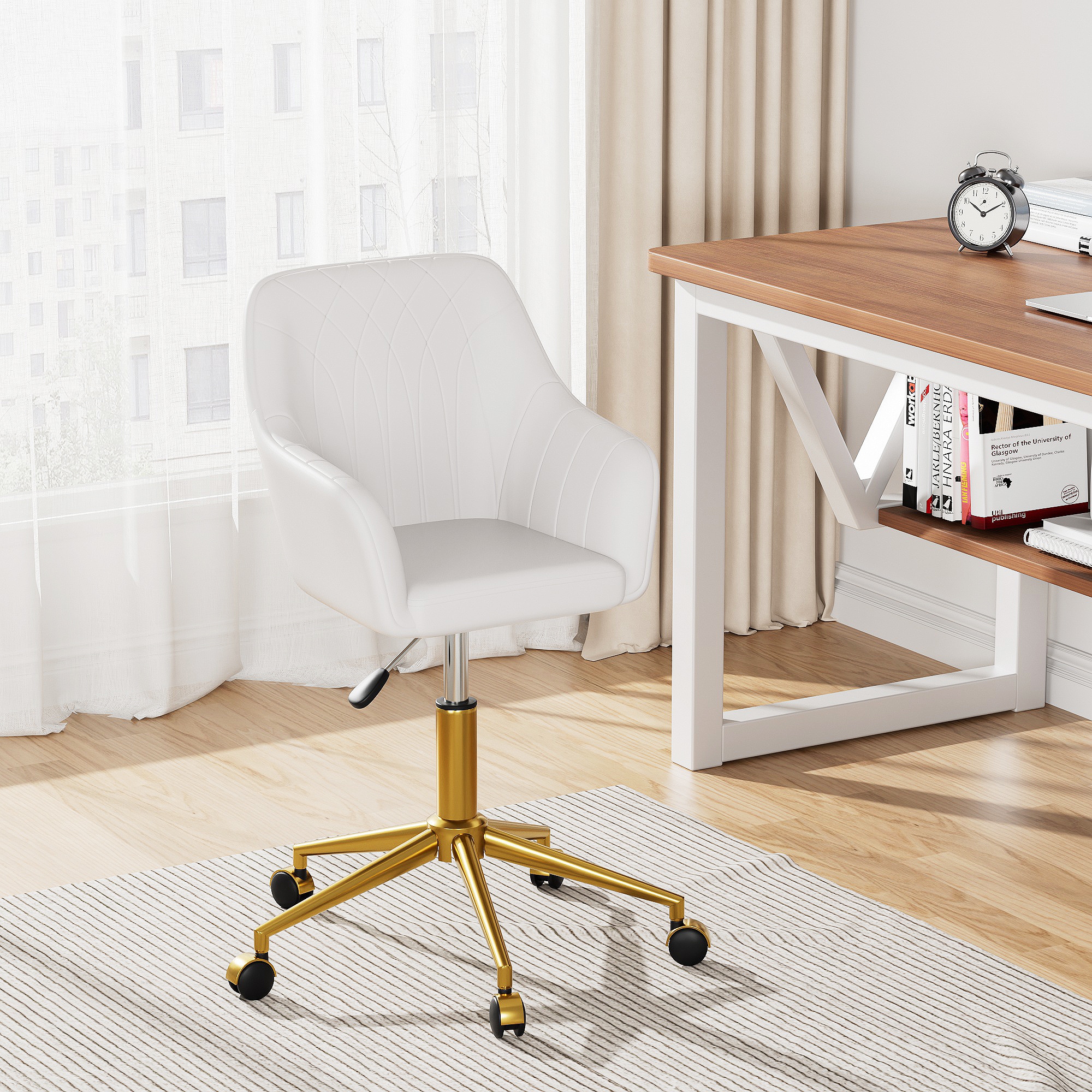 Vecelo LOE-CC15-WHE Office-Chairs - View #5