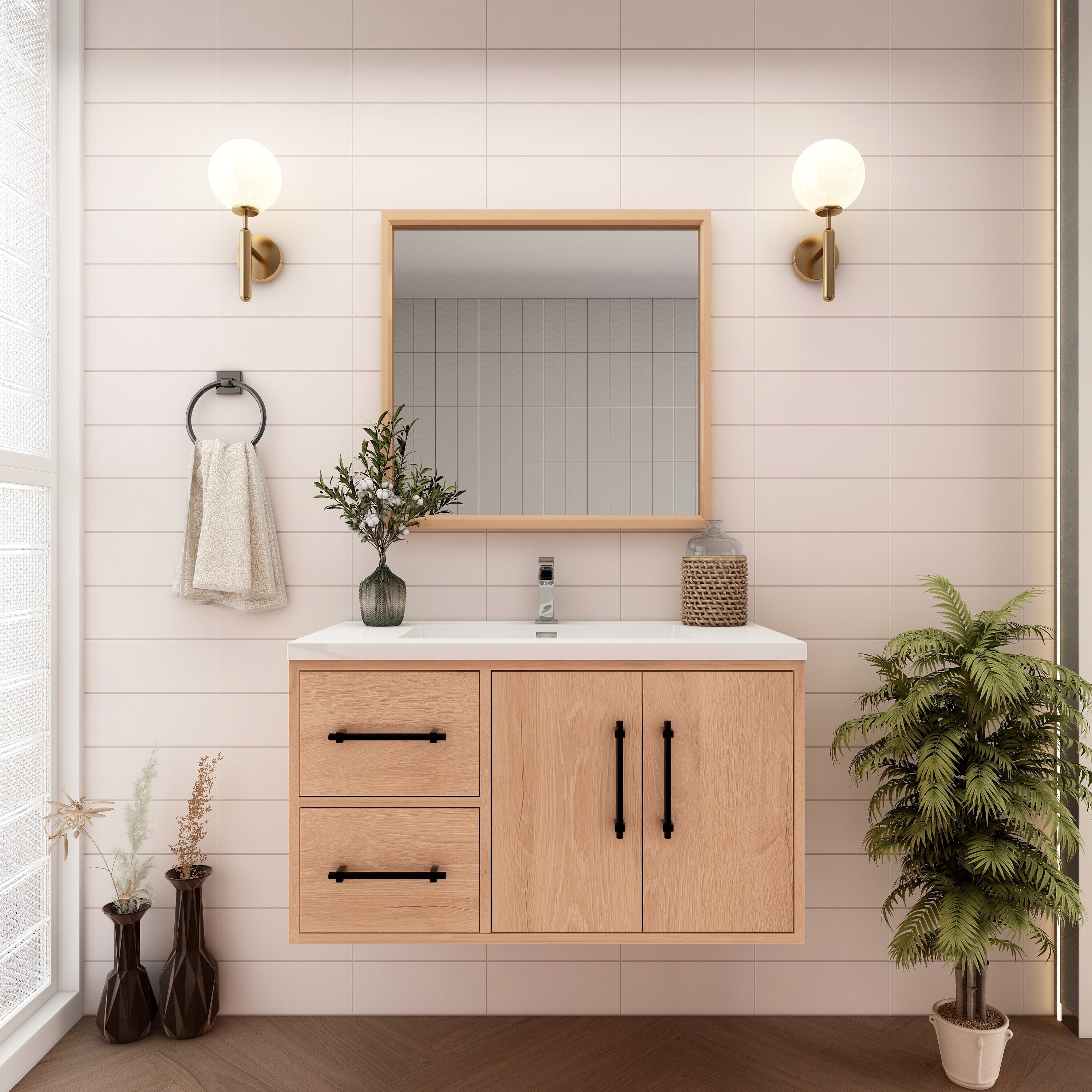 BV Better Vanity VICTORIA36LWH-RO Bath-Vanity-Combo - View #3