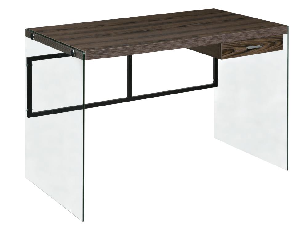 OneSpace 50-JN19DSKWN Escher 44.75-in Brown Computer Desk