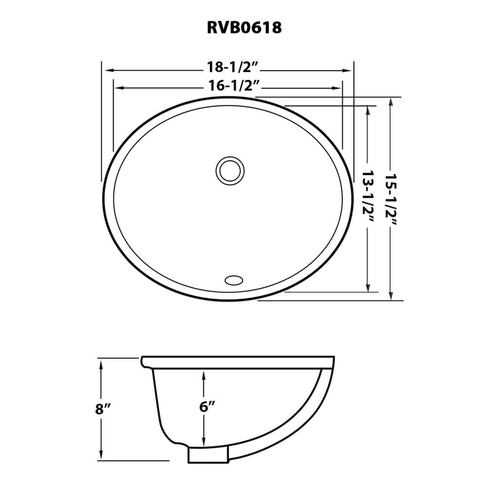 Ruvati RVB0618BK Bath-Sink - View #8
