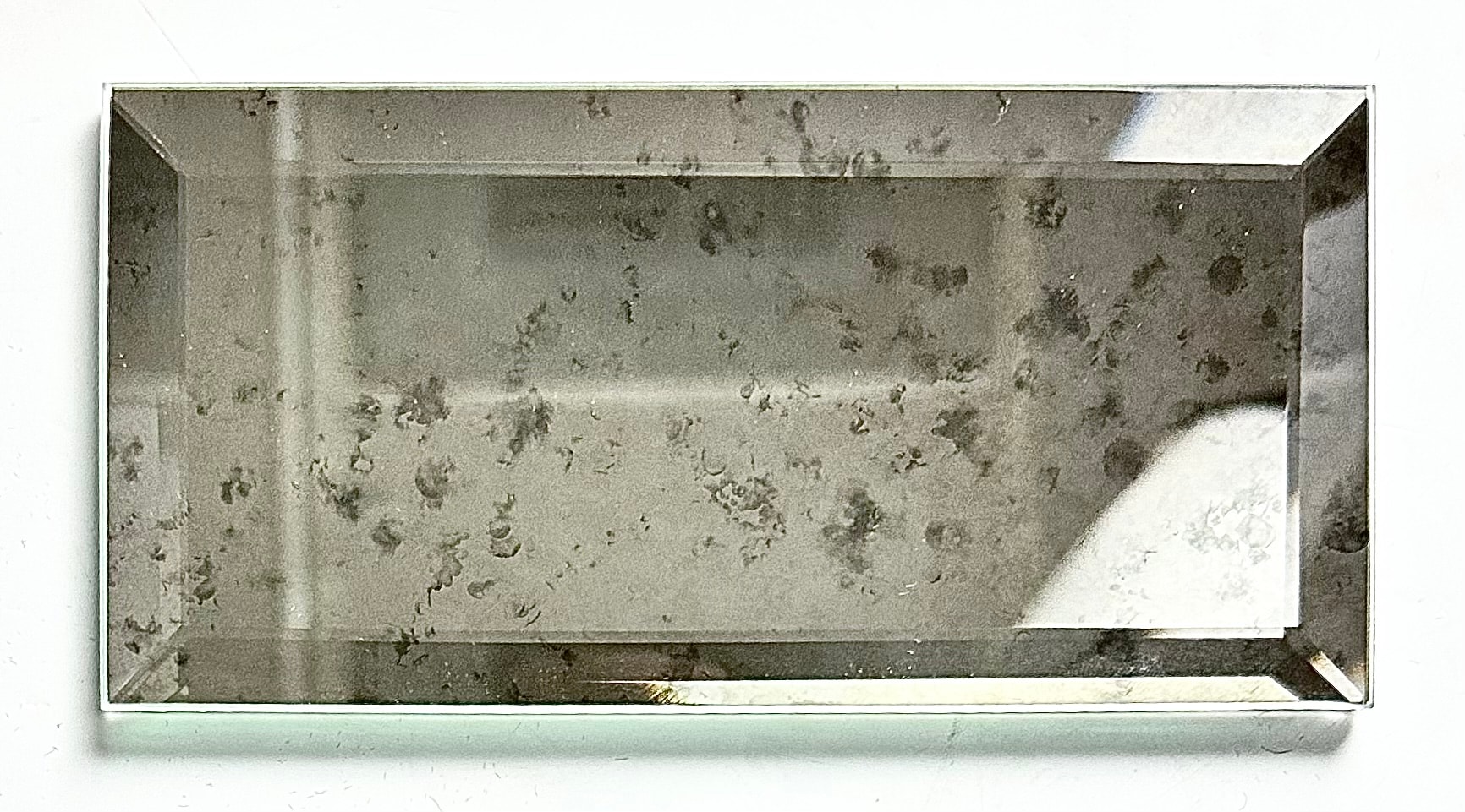 Glamorous Silver Mirror Glass Subway Tile - Perfect for Kitchen or