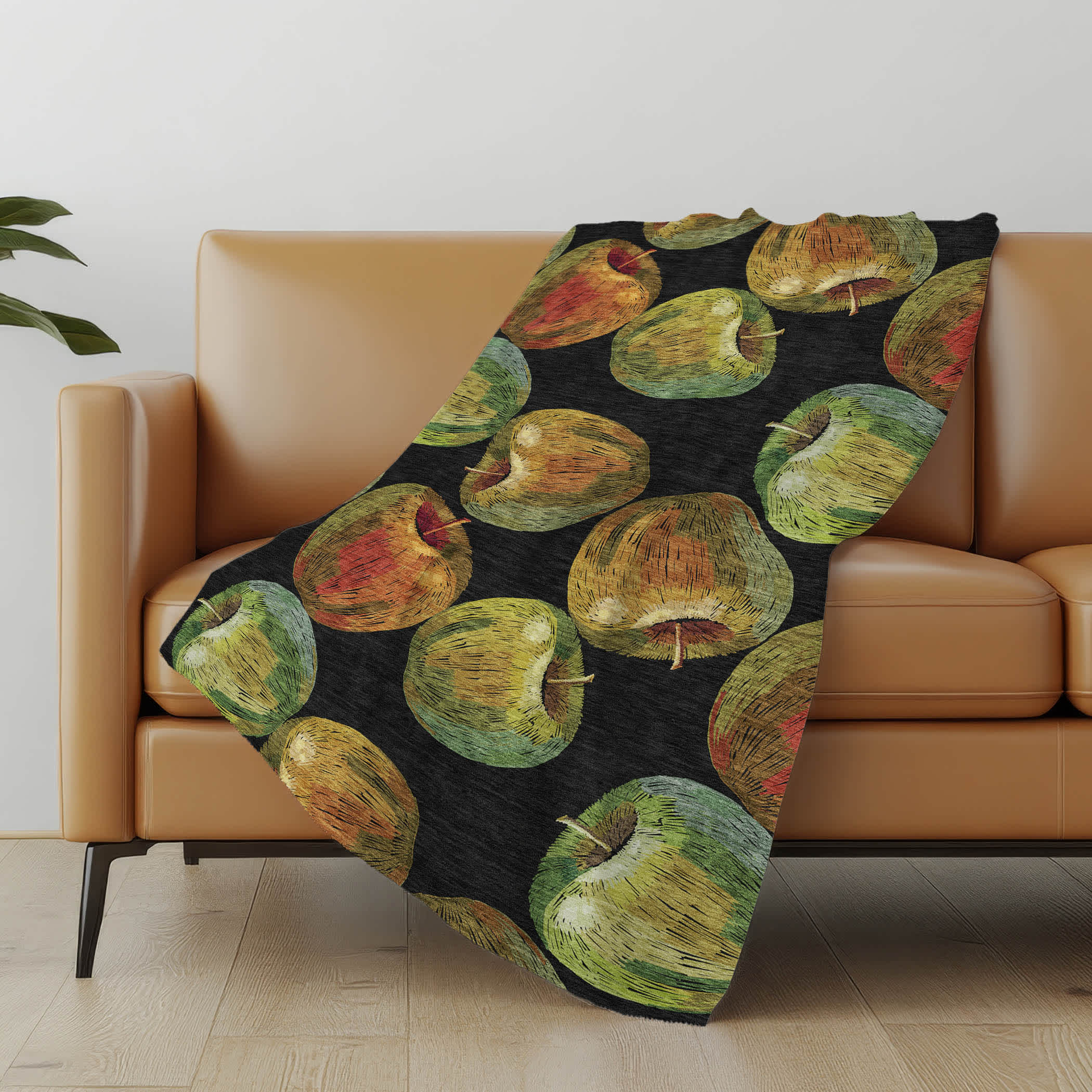 Addison Rugs ASB163MI50X70 Premium Machine Washable Addison ASB163 Midnight Sherpa Throw Blanket