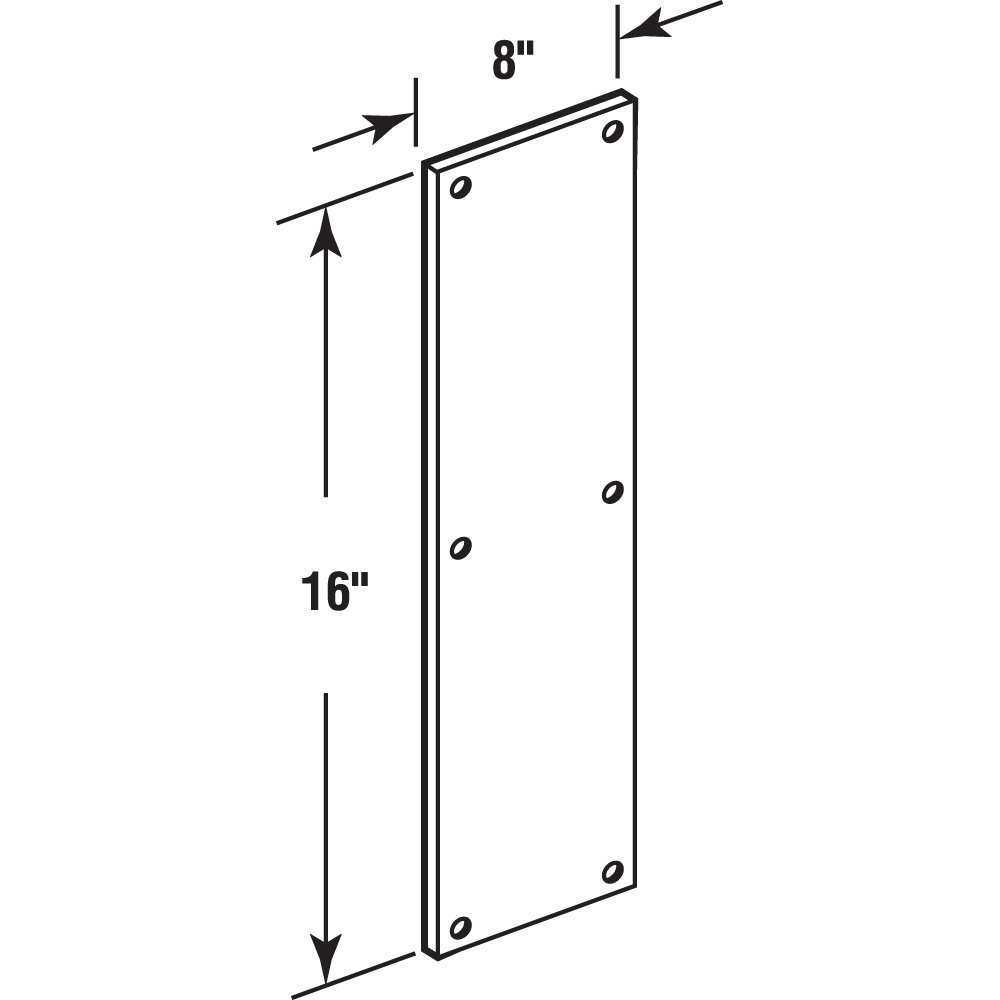 Prime-Line J 4636 Entry-Door-Kick-Plates - View #2