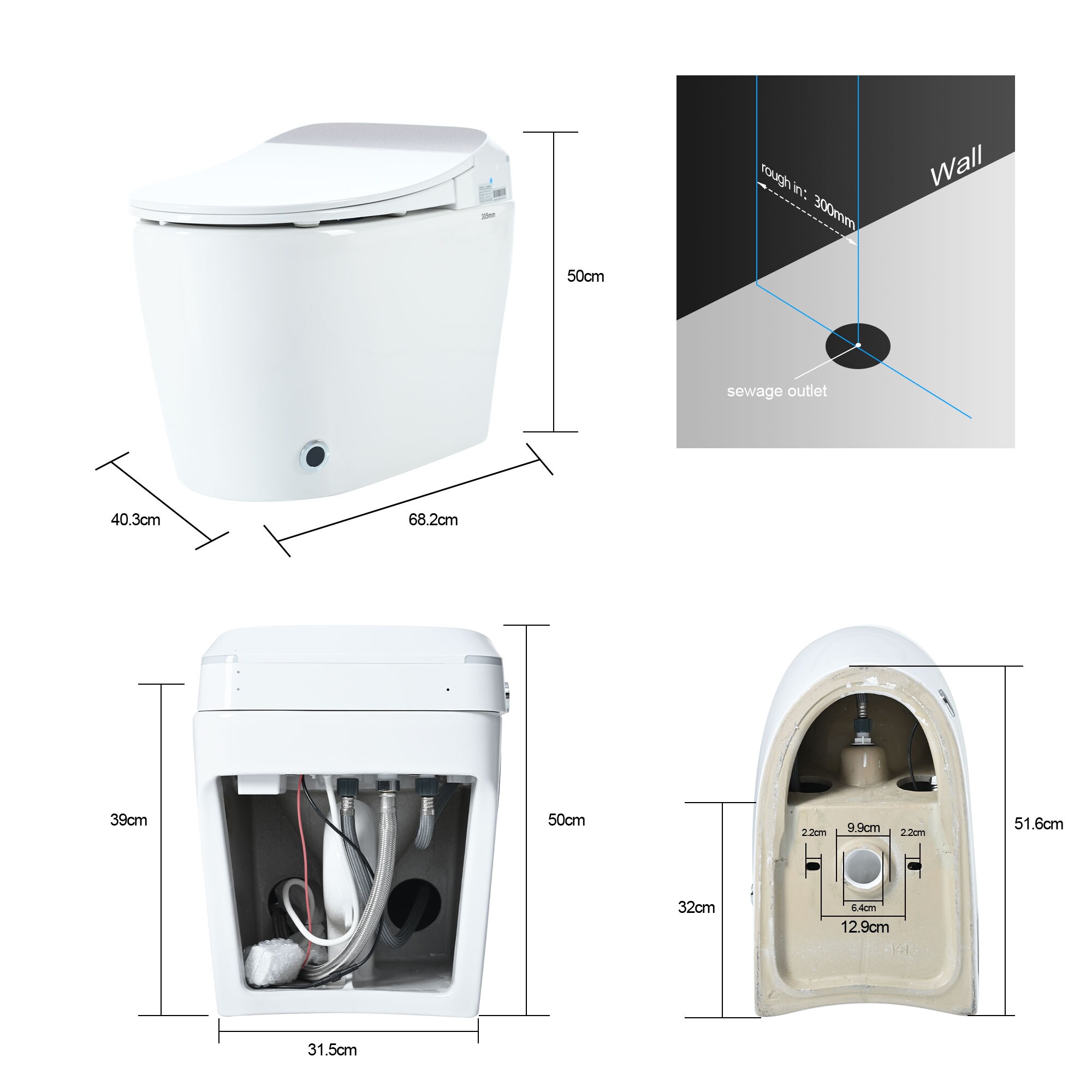 Mondawe MO-SL-C80 toilets - View #10