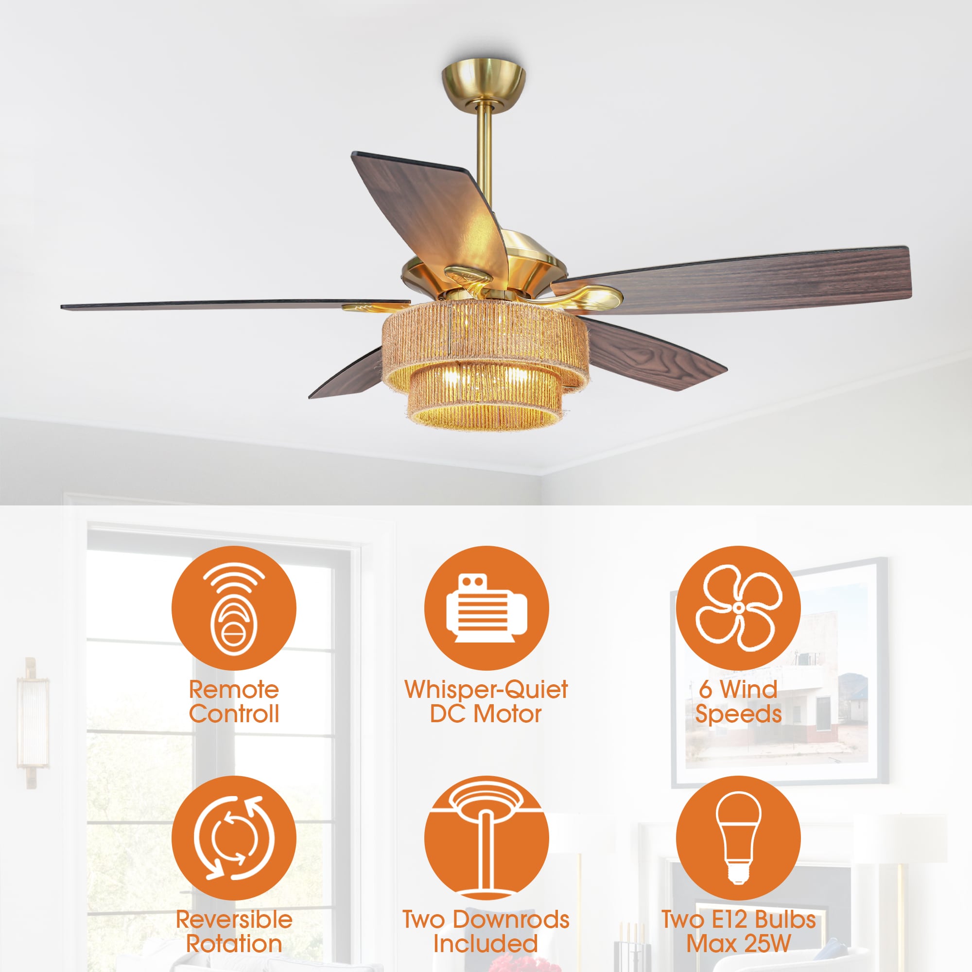 Parrot Uncle F6391110V Ceiling-Fans - View #5