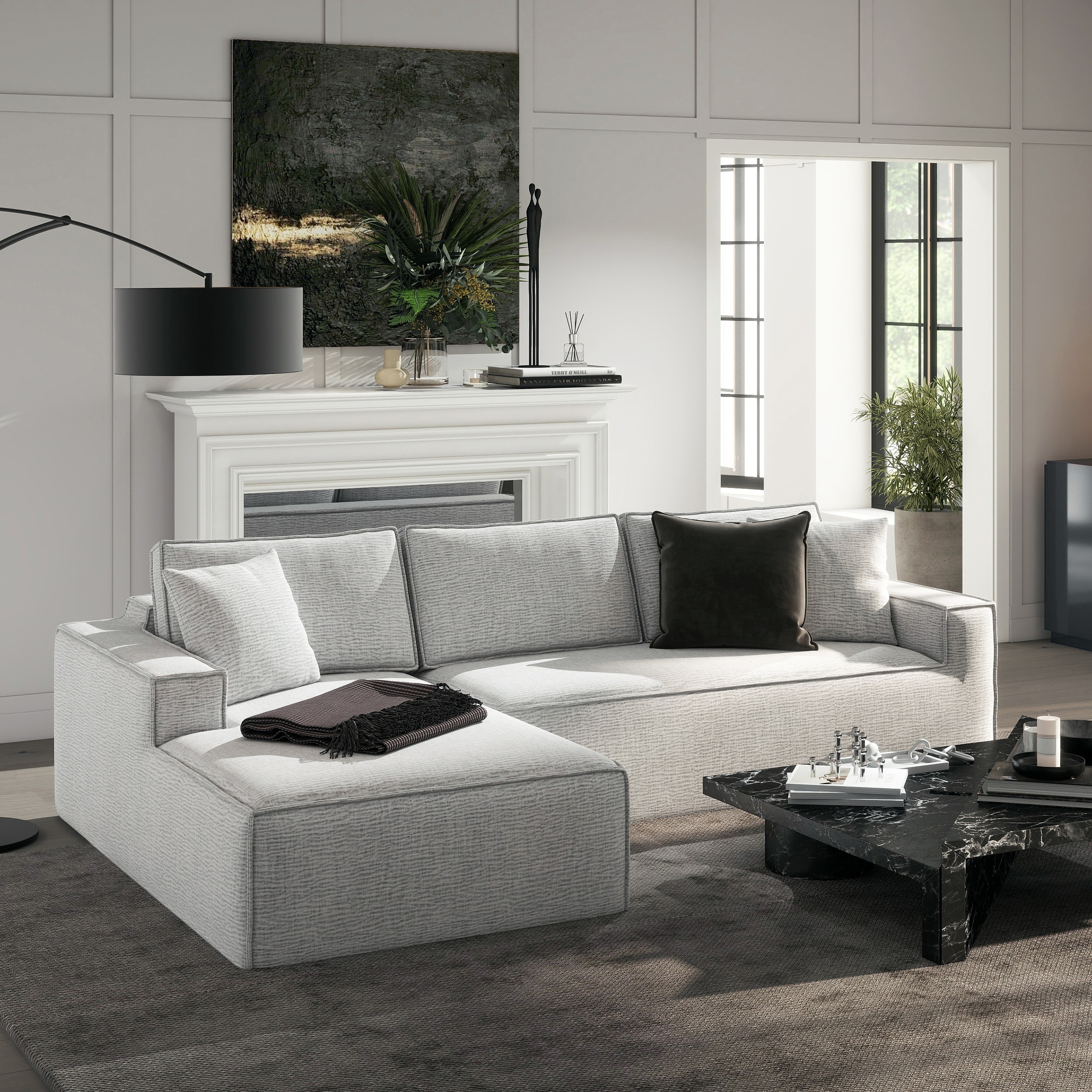 Jennifer Taylor Home LXVG-L-66550 Sofas-Loveseats - View #3