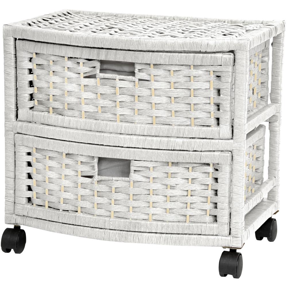 Red Lantern JH09-051-2-WHT White Pine 2 -Drawer Standard chest