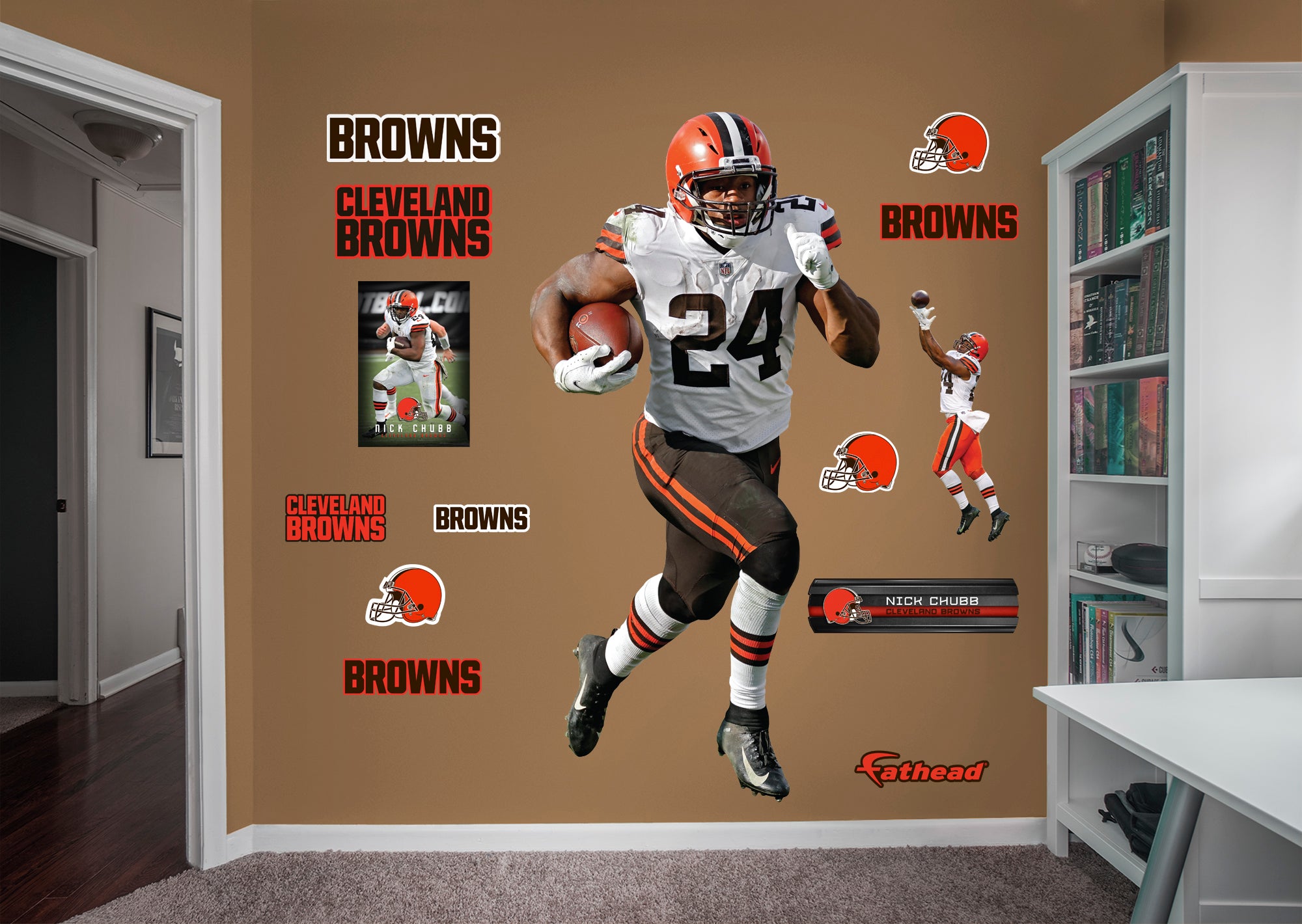 Fathead 1900-02481-001 32-Inches W x 50-Inches H Self-adhesive Multiple colors/finishes Sports Wall Decal