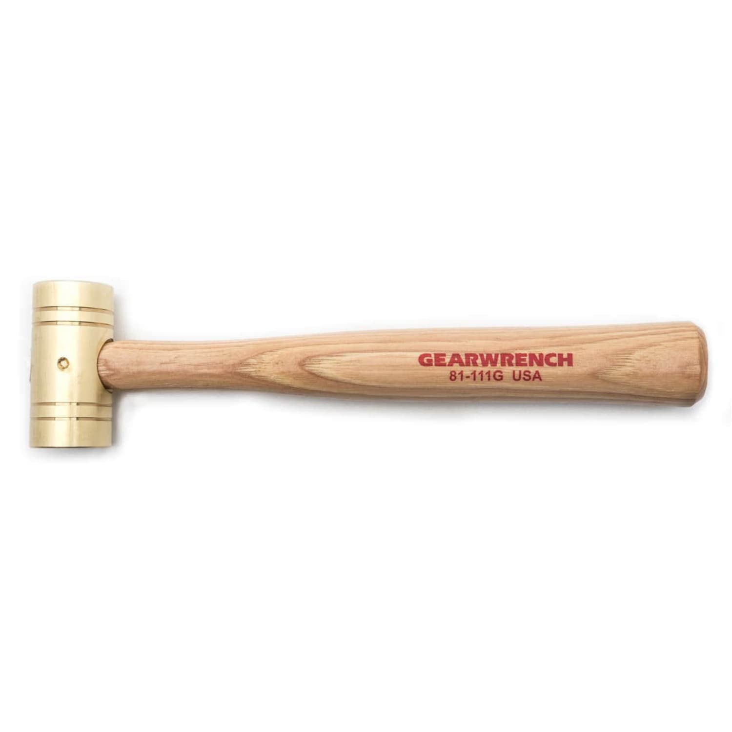 GEARWRENCH 16-oz Rounded Face Brass Head Wood Brass Club Hammer in the  Hammers department at