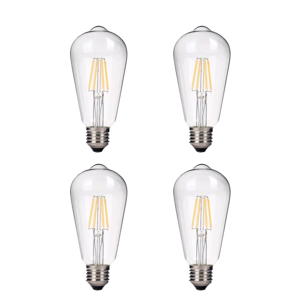 30 Pack Edison A19 Bulb 4W LED Filament Light Bulbs 40W Equivalent 360 Lumens 