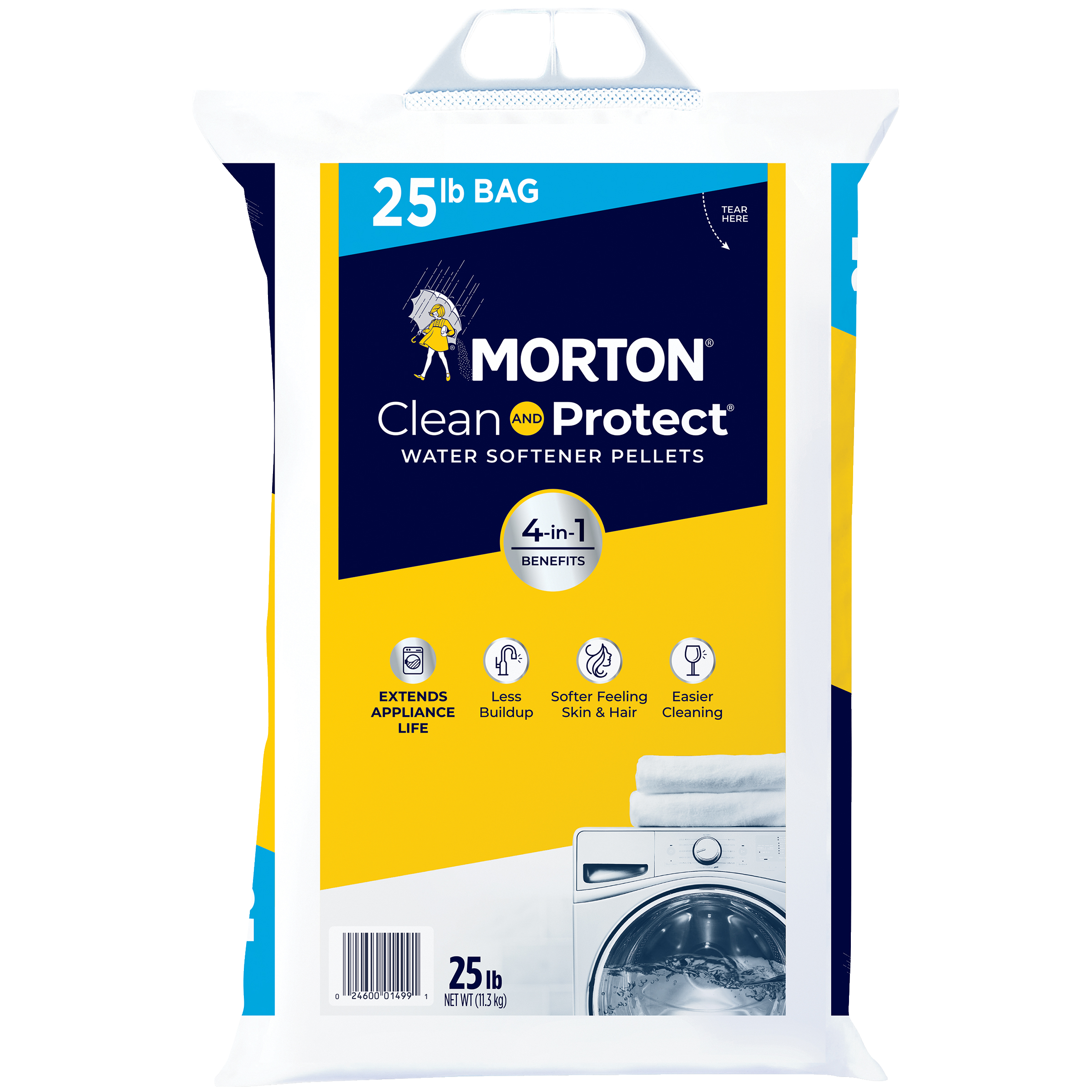 Morton 14990000 25-lb Water Softener Salt Pellets