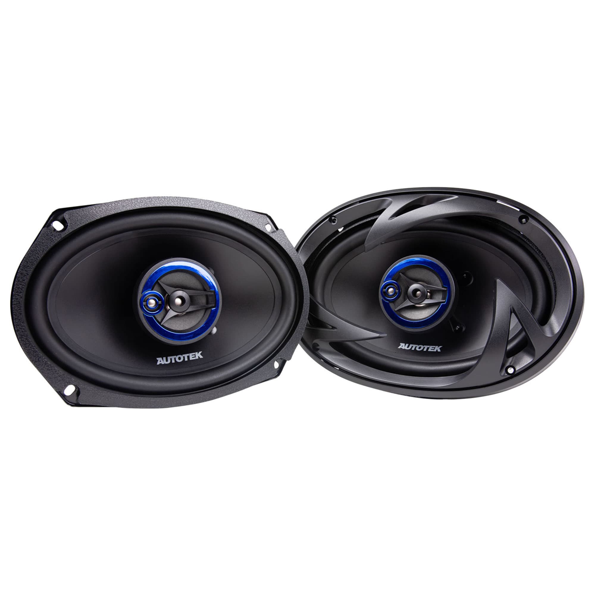 Autotek Street Machine 6x9 in. 3-Way Car Audio Universal Coaxial Speakers Pair #SM693