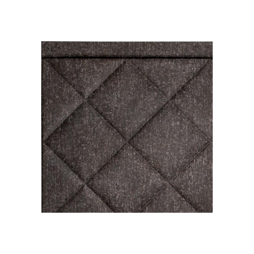 Fasade X5127 Sample 6-in x 6-in Plastic Smoked Pewter Backsplash Panels
