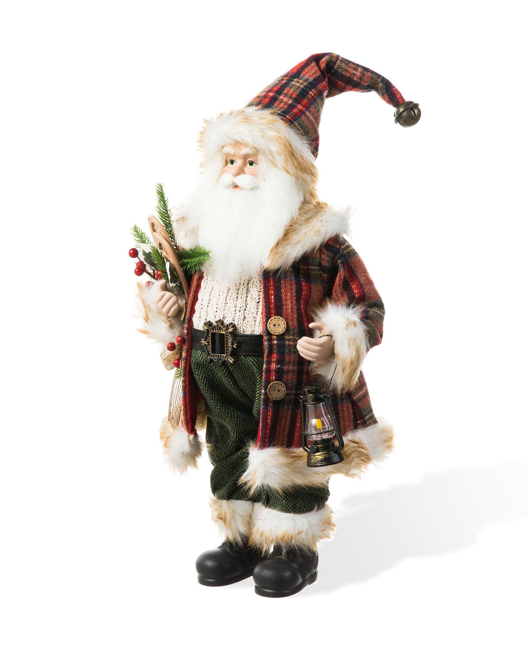 Glitzhome 2010400005 17.75-Inches Figurine Merry Christmas Christmas Decor